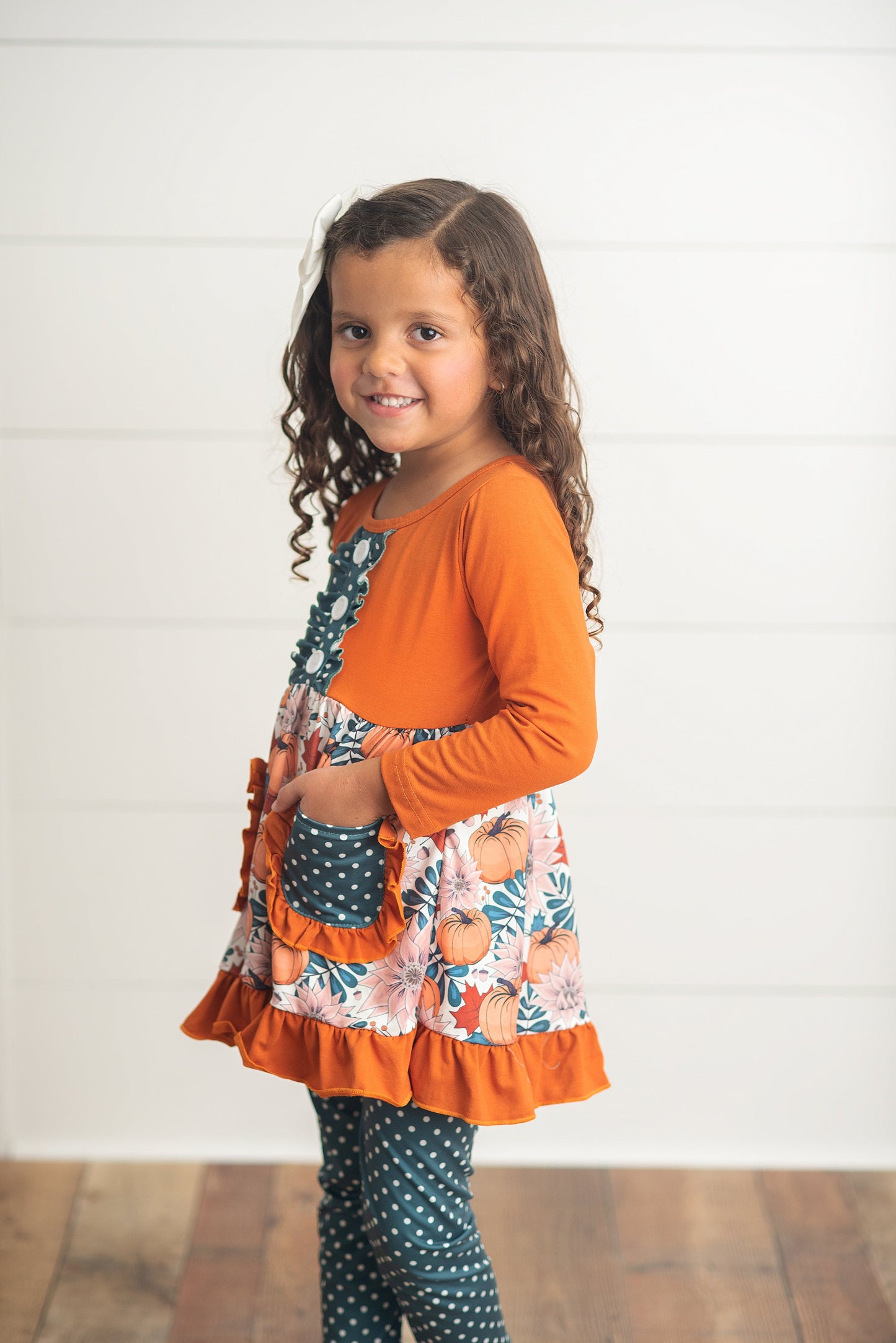 Fall Ruffle Pant Set