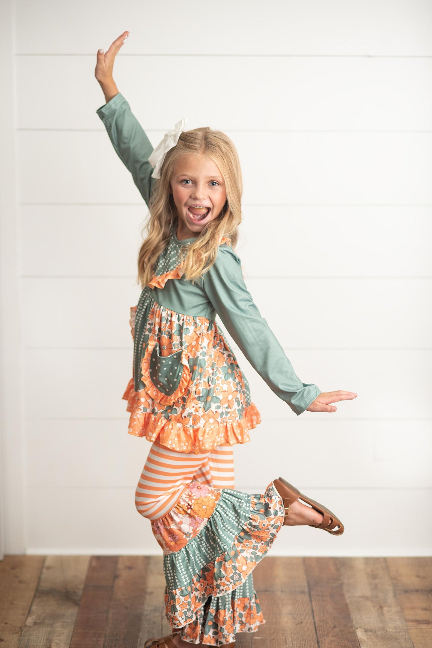 Sage Bell Bottom Set