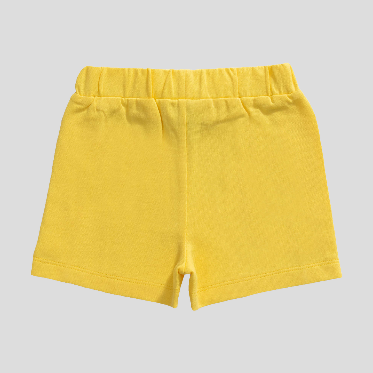 Lemony Ruffled Tee & Shorts Set for Toddlers