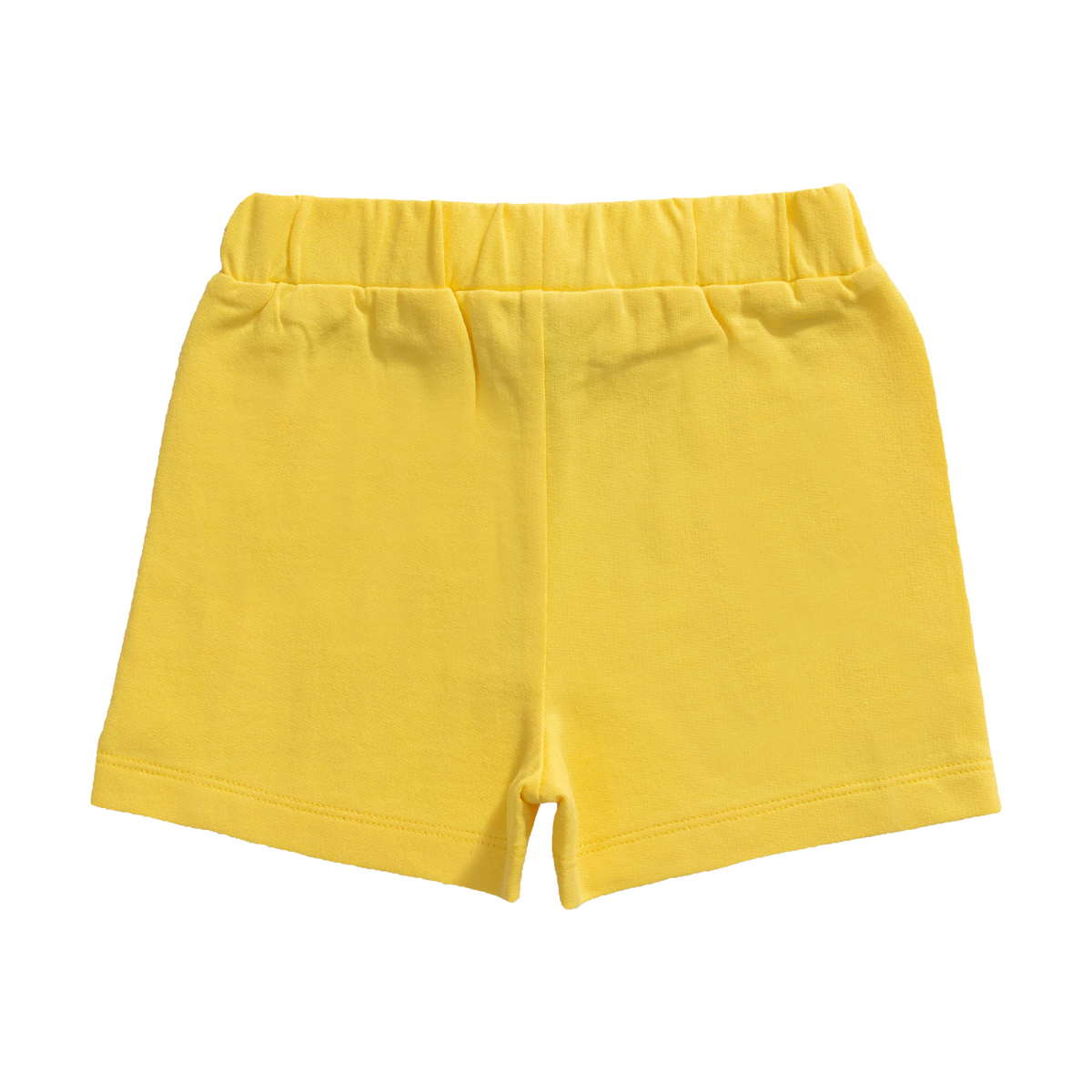 Lemony Ruffled Tee & Shorts Set for Toddlers