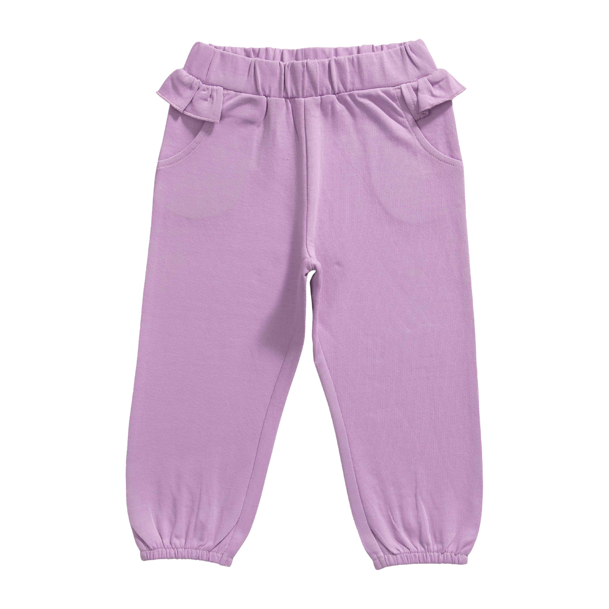Puff Sleeve Tee & Ruffled Jogger Set for Toddlers