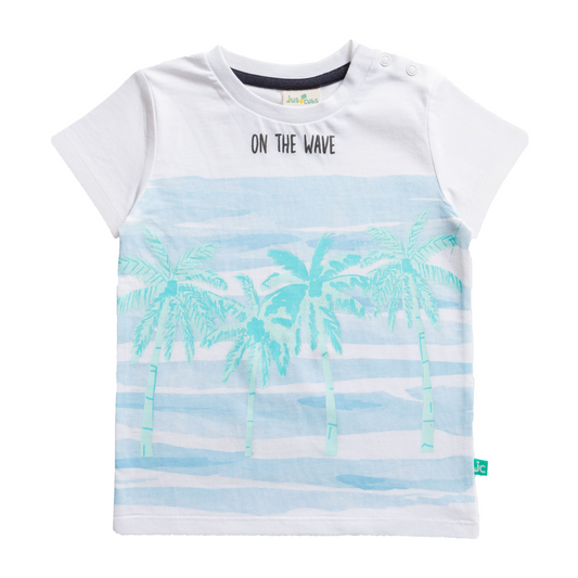 Cool Coconut Tree T-Shirt & Shorts Set for Toddler Boys