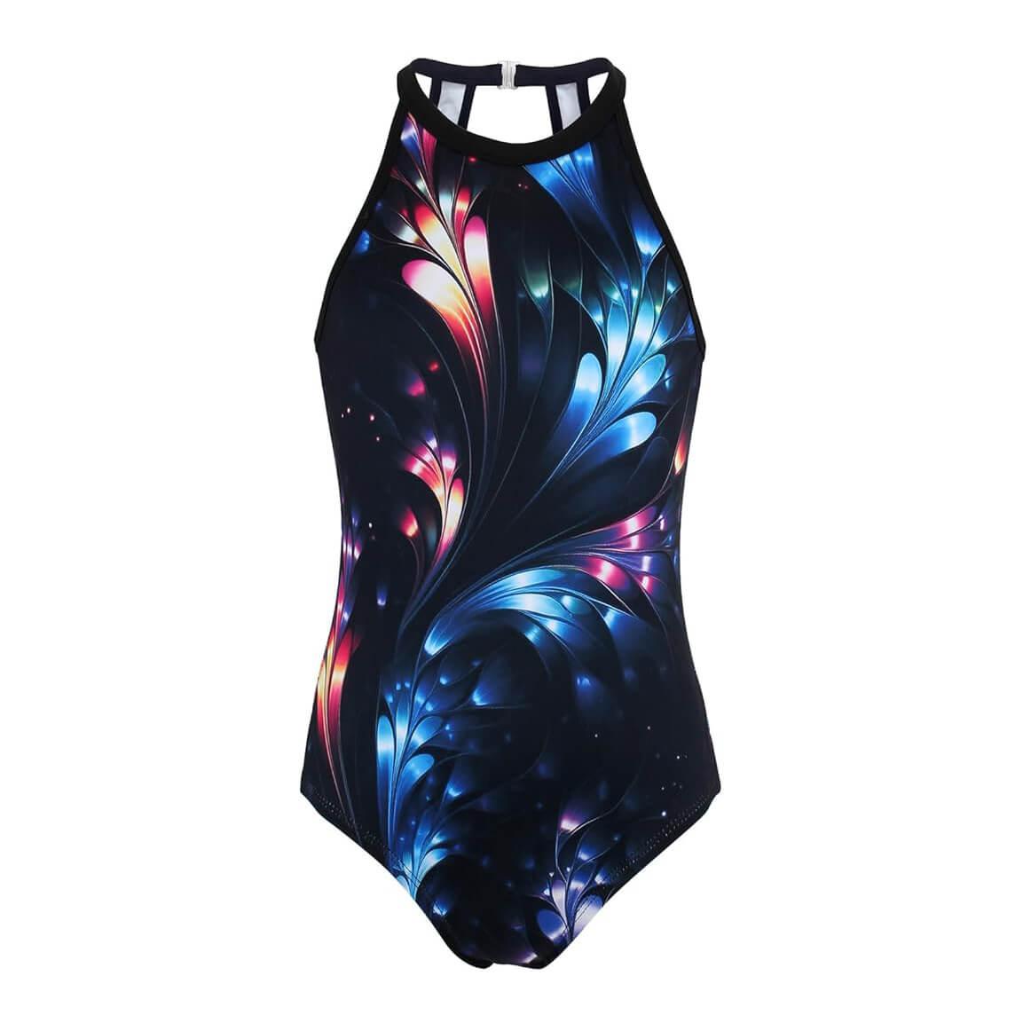Shiny Flower Gymnastics Leotard Outfit Set