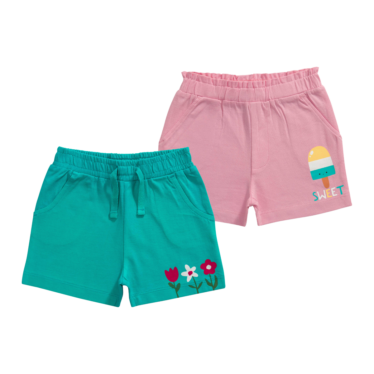 Toddler Playful 2-Pack Shorts for Girls