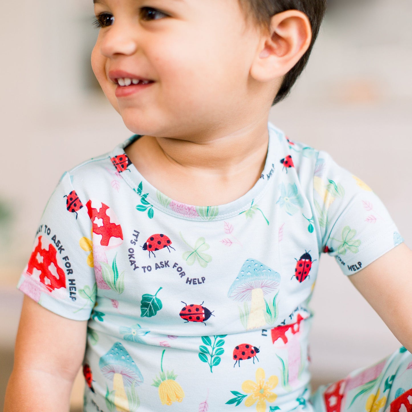 The Second-Skin 2-Piece Short Sleeve Pajama | Magic Mushroom
