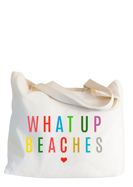 Beach Bag Colorful What Up Beaches