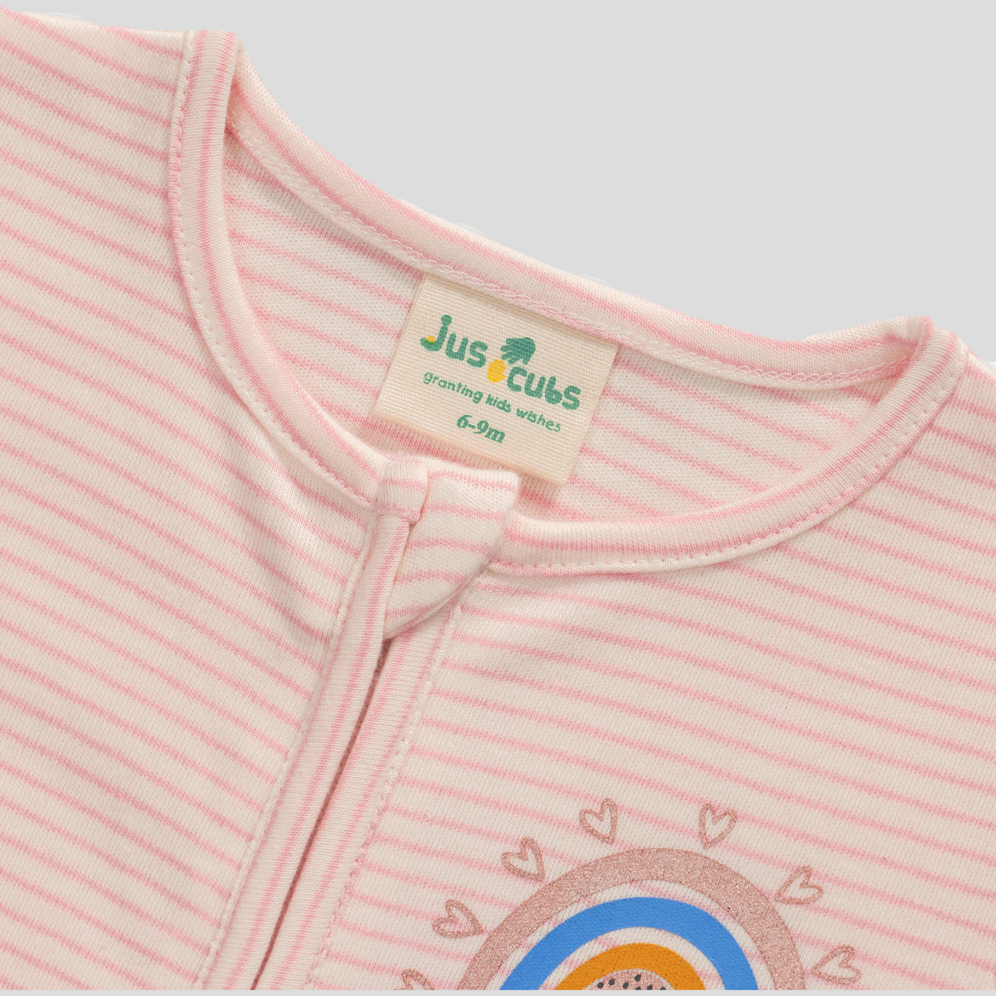 Polka Dot Sleepsuit with Footies for Baby Girls - Pack of 2