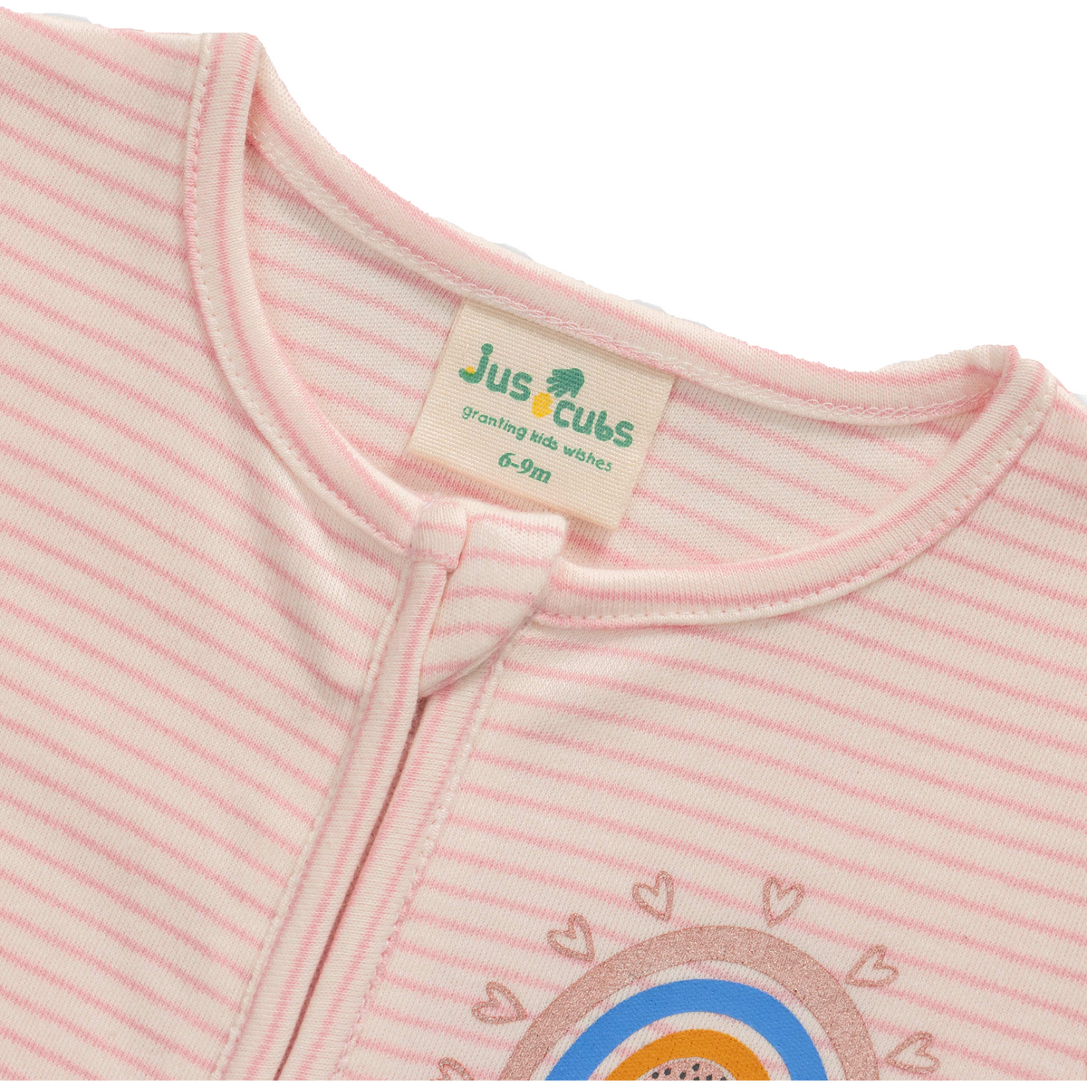 Polka Dot Sleepsuit with Footies for Baby Girls - Pack of 2