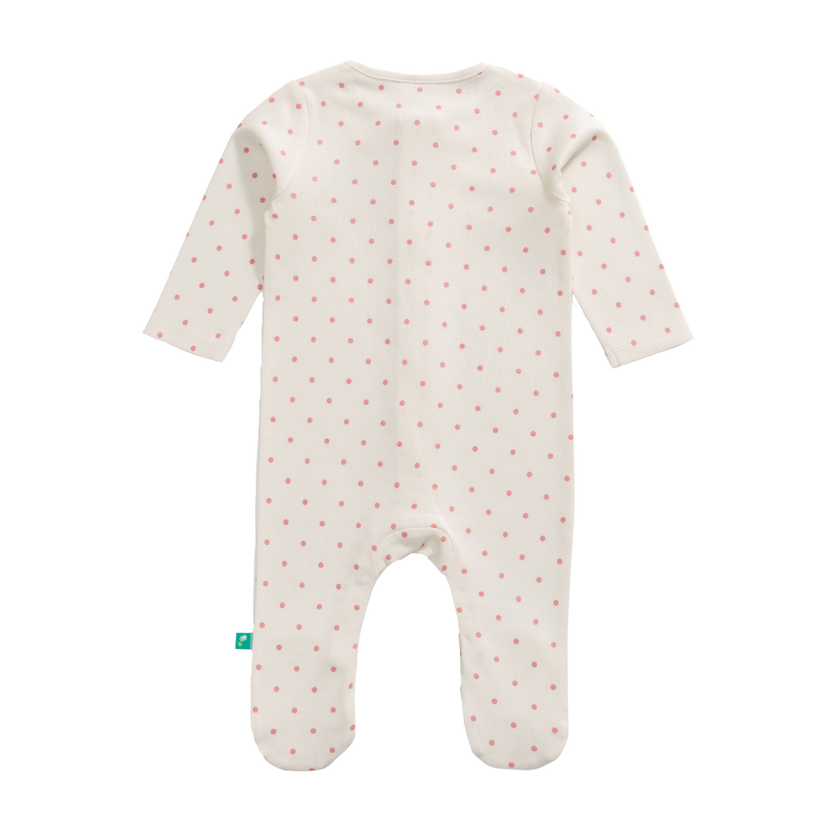 Polka Dot Sleepsuit with Footies for Baby Girls - Pack of 2