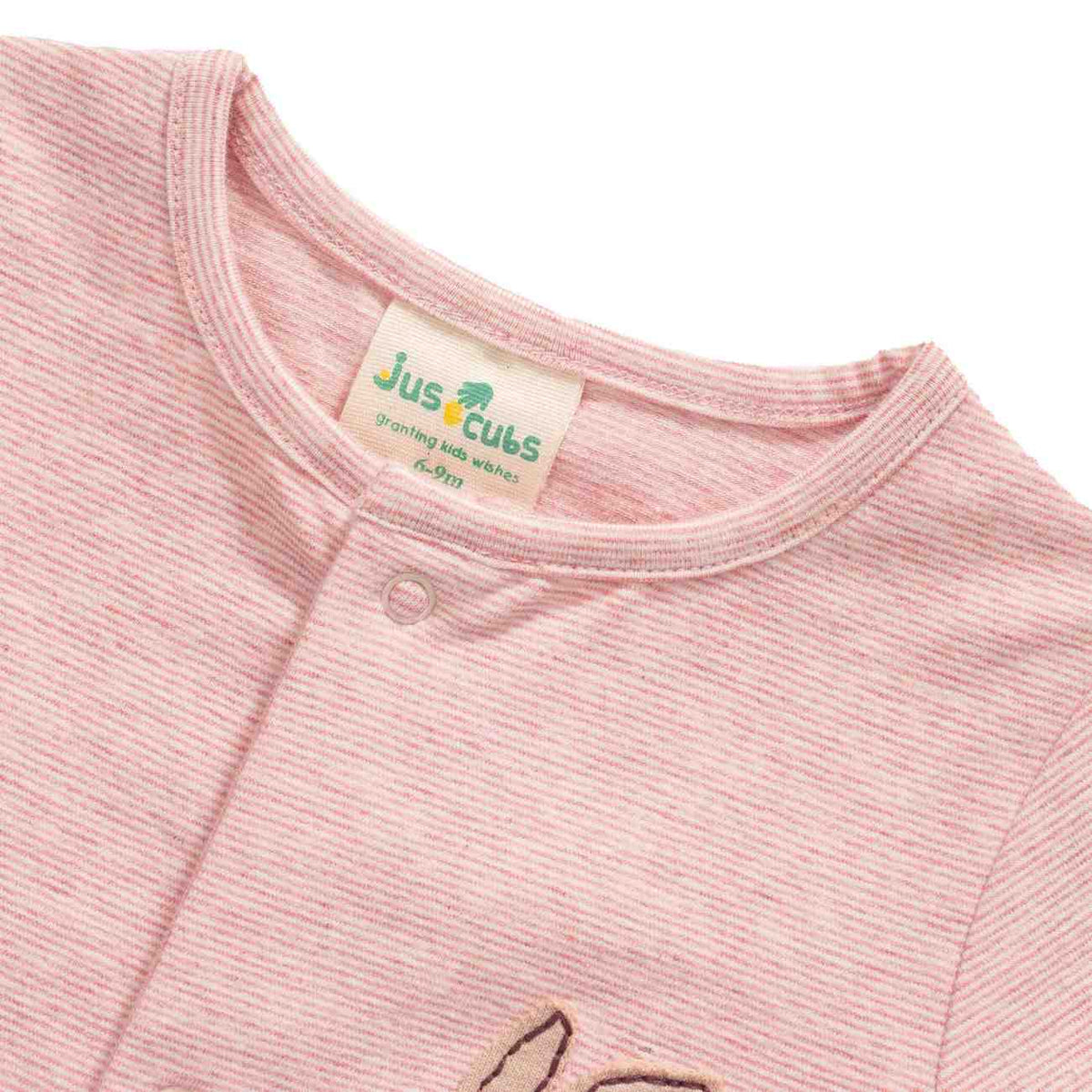 3/4 Sleeve Sleepsuit with Footies for Baby Girls - Pack of 2