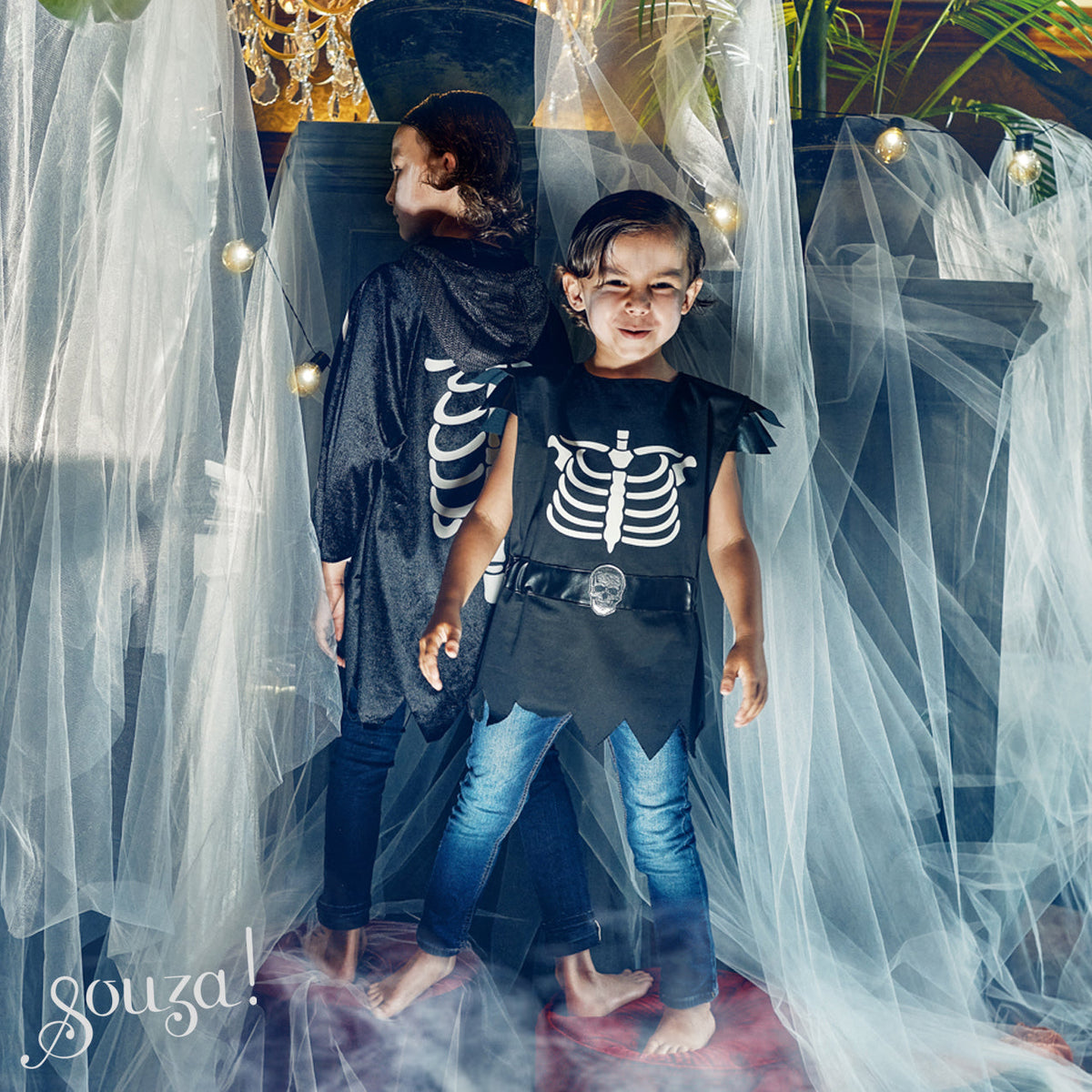 Casper Halloween Costume Coat for Kids - Carnival & Festive Use (2 sizes)