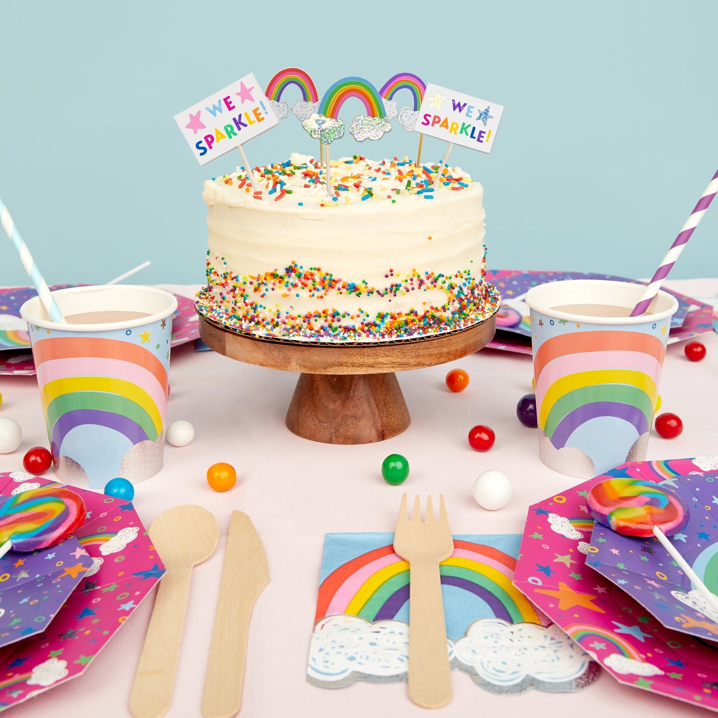 Sparkella x Coterie Rainbow Napkins (25 per pack)