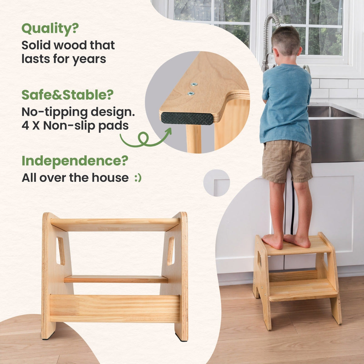 2-Step Stool for Kids
