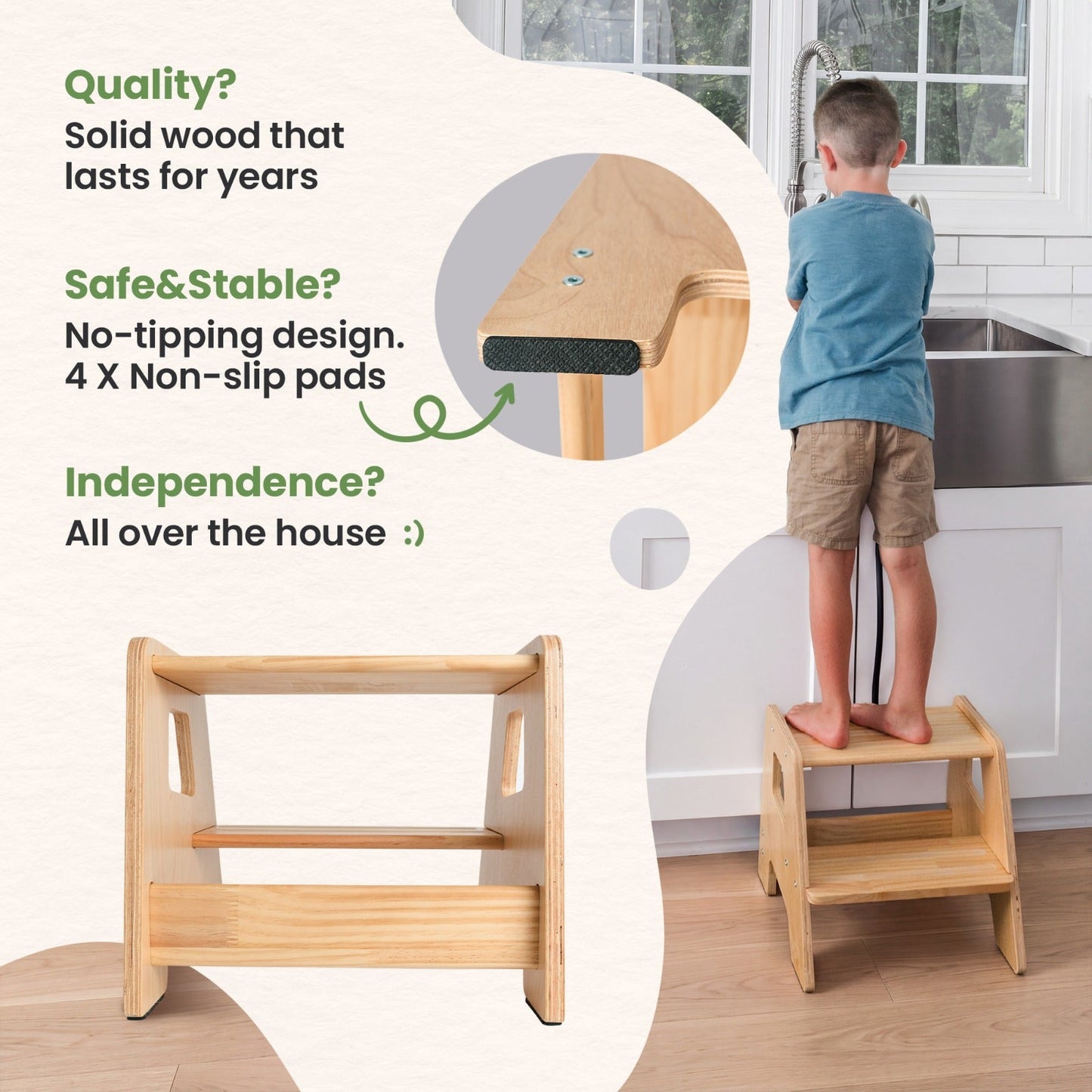 2-Step Stool for Kids