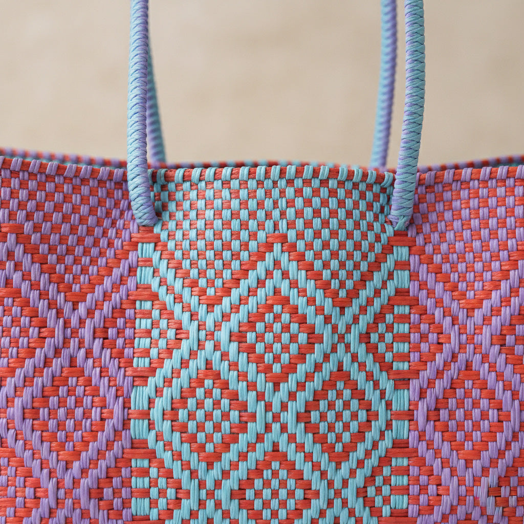 Sunset Woven Super Tote