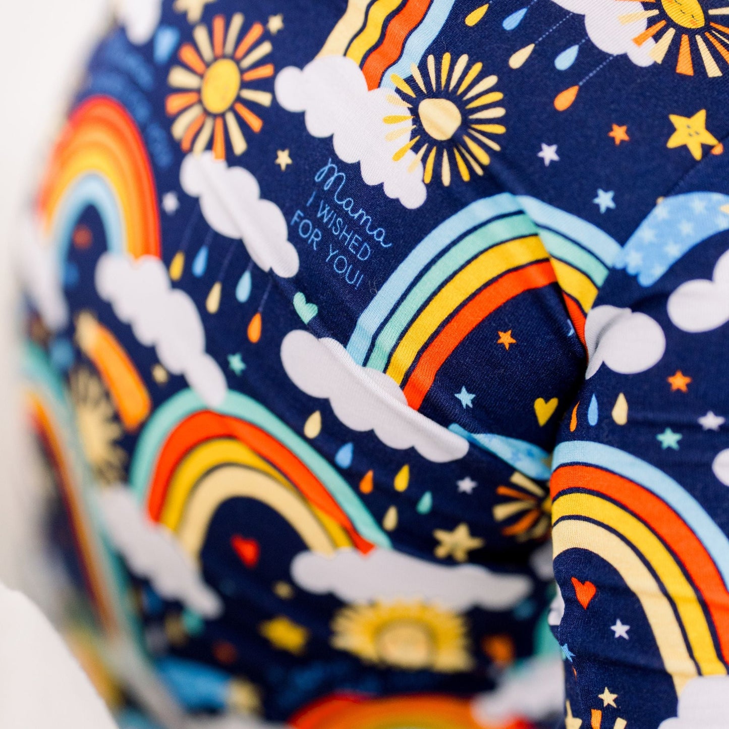 The Second-Skin 2-Piece Long Sleeve Pajama | Here Comes the Sunshine (Blue)