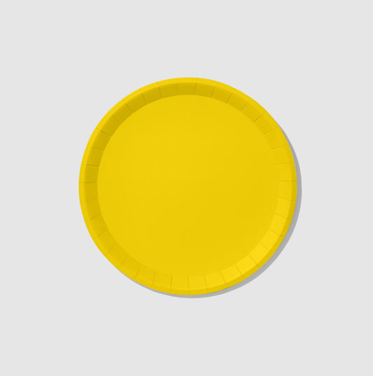 Sunshine Yellow Classic Large Plates (10 per pack)