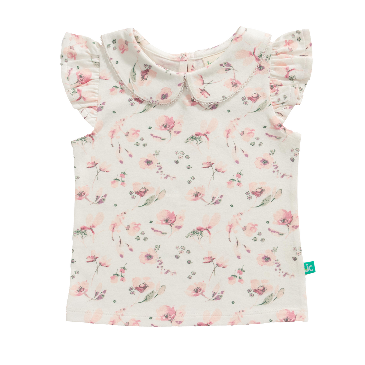Peter Pan Flutter Sleeve Tee for Toddler Girls