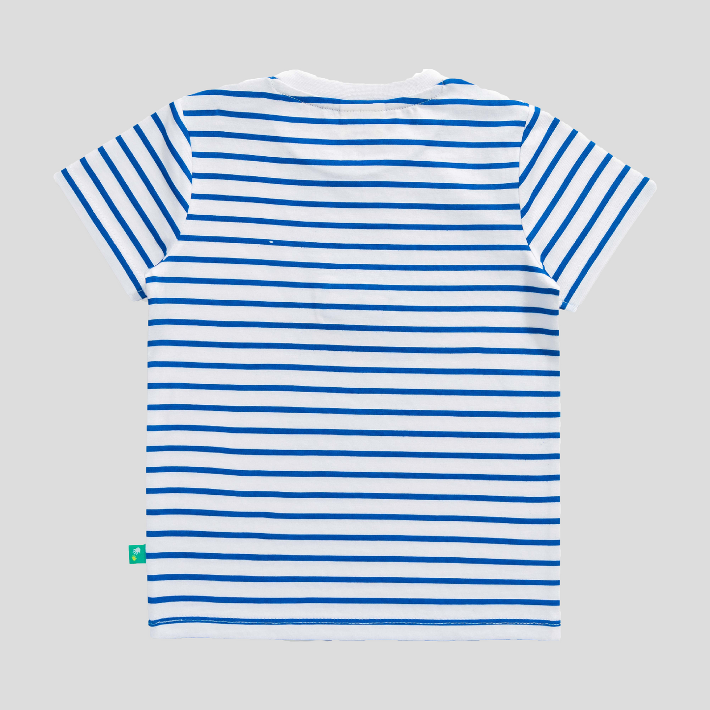 3D Applique Printed Striped T-Shirt for Toddler Boys