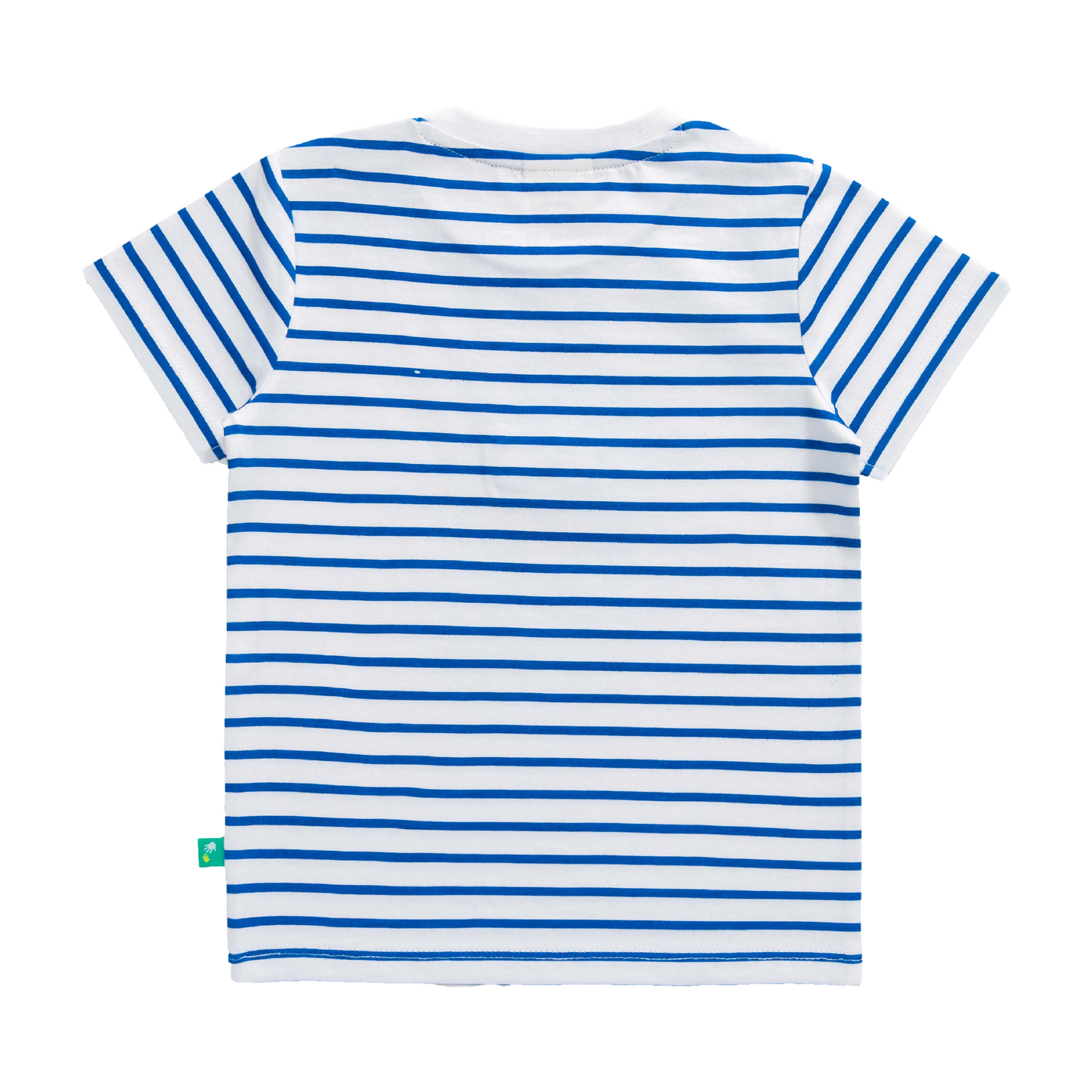 3D Applique Printed Striped T-Shirt for Toddler Boys