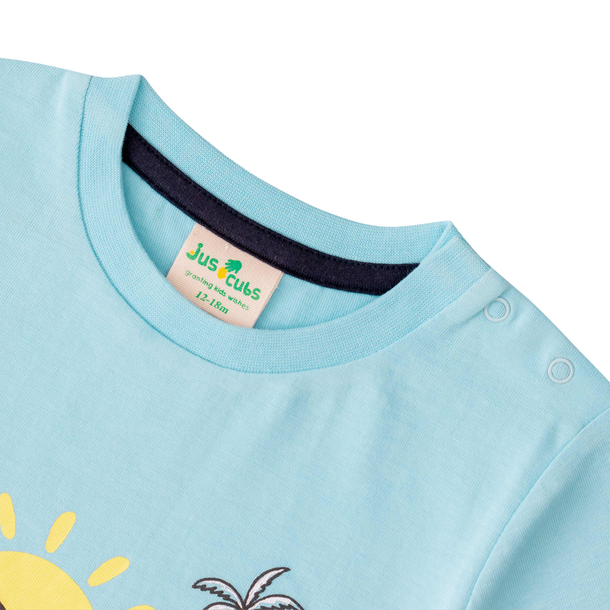 Sunny Blue & Green T-Shirt Pack of 2 for Toddler Boys