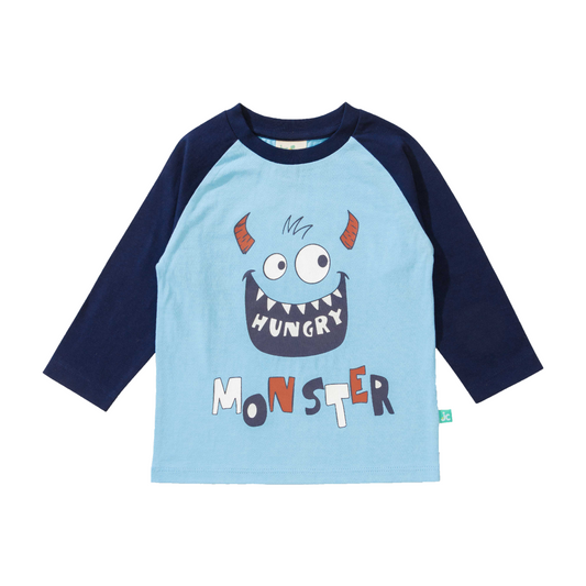 Raglan Full Sleeve T-Shirt Pack of 2 for Toddler Boys