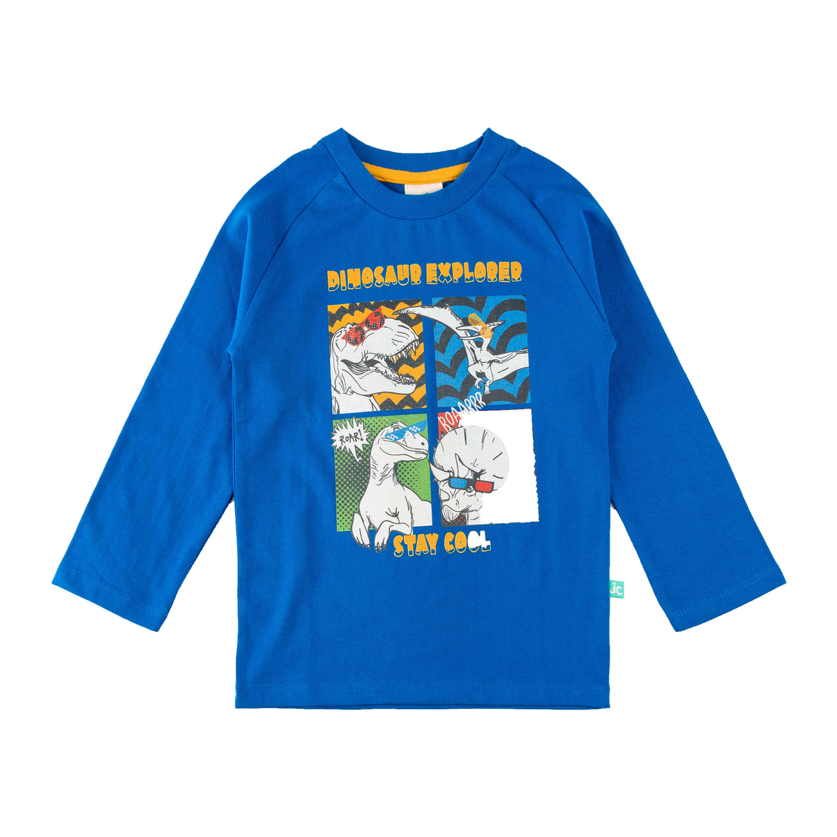 Raglan Full Sleeve T-Shirt Pack of 2 for Toddler Boys