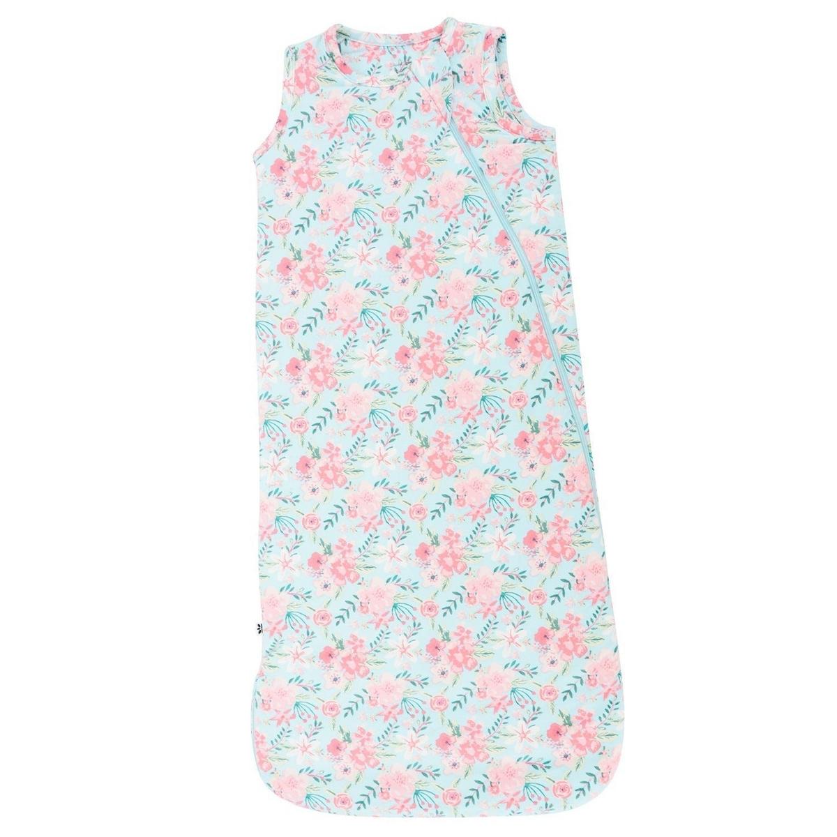 1.5 TOG Sleep Sack - Aqua Floral