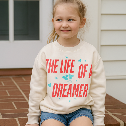 Kid's Life Of A Dreamer Crewneck