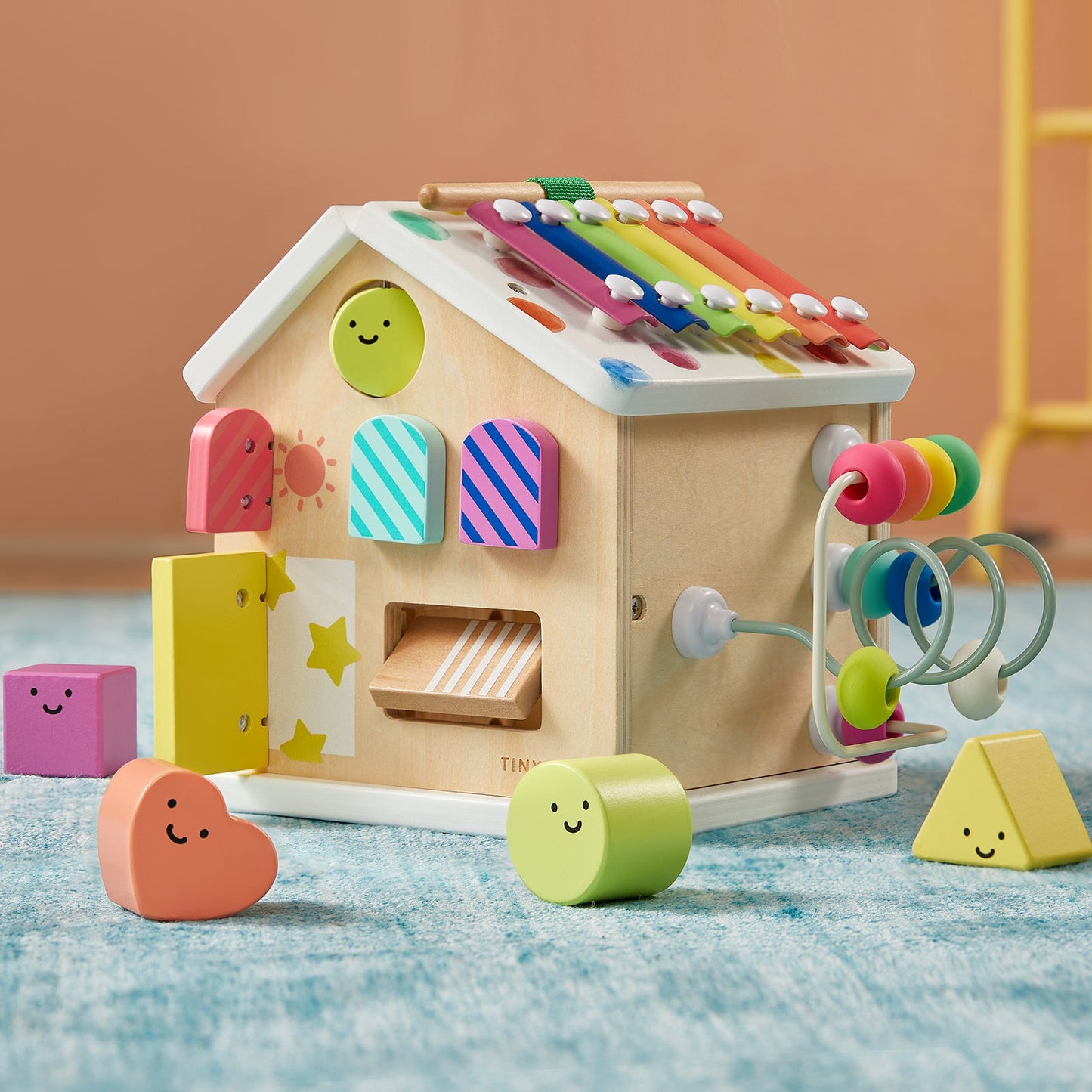 Brain & Hands Playset — Montessori Box (4–6 Months) + Activity Cube