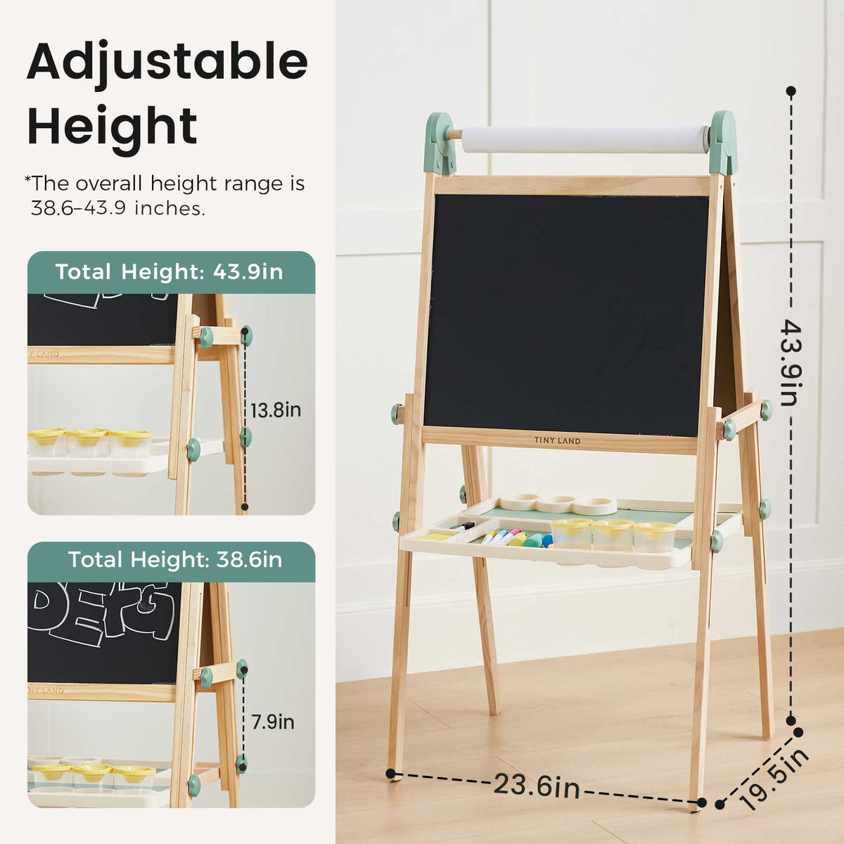 Tiny Land® Magnitales Easel for Kids