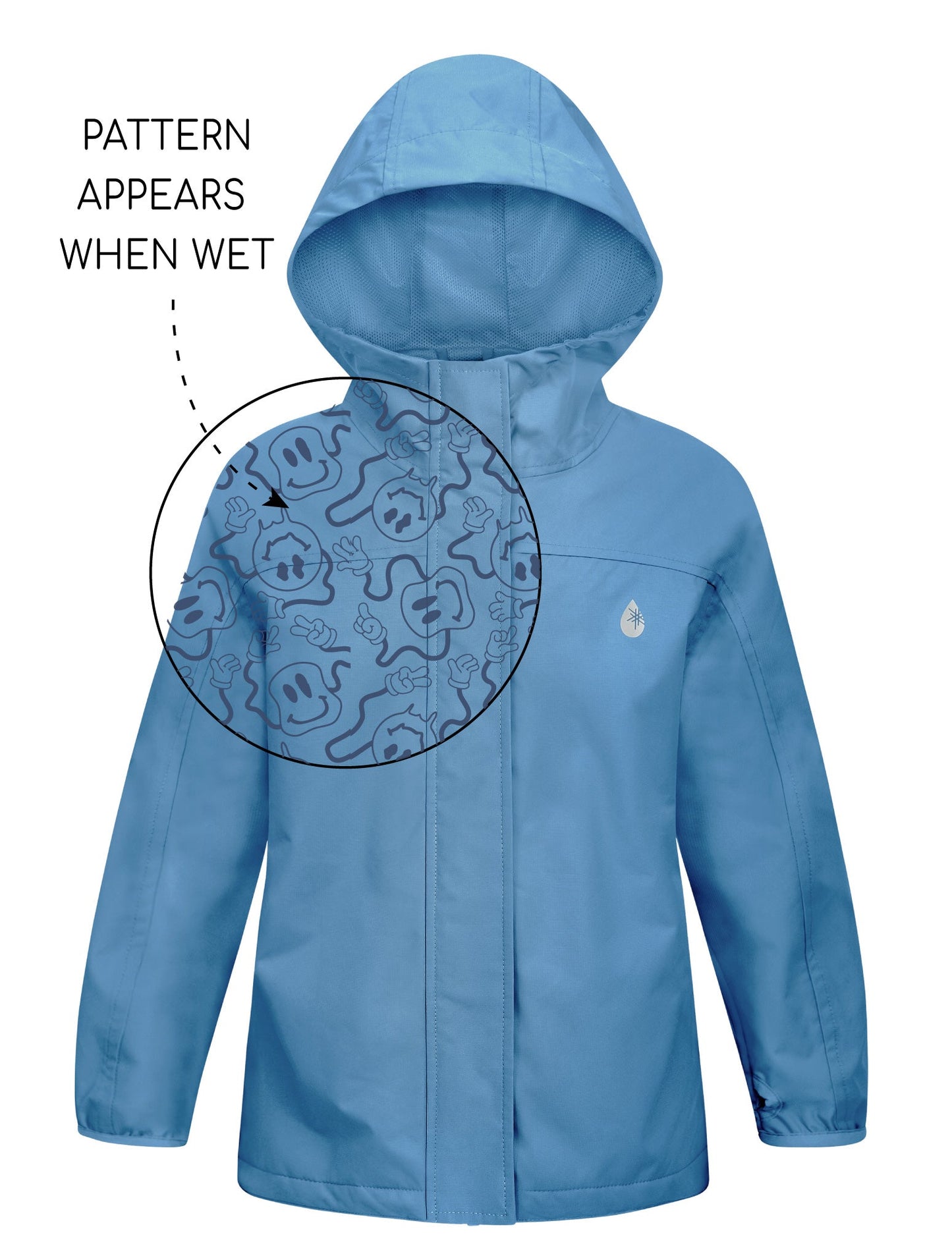 SplashMagic Rainshell - Tide Blue | Smiley
