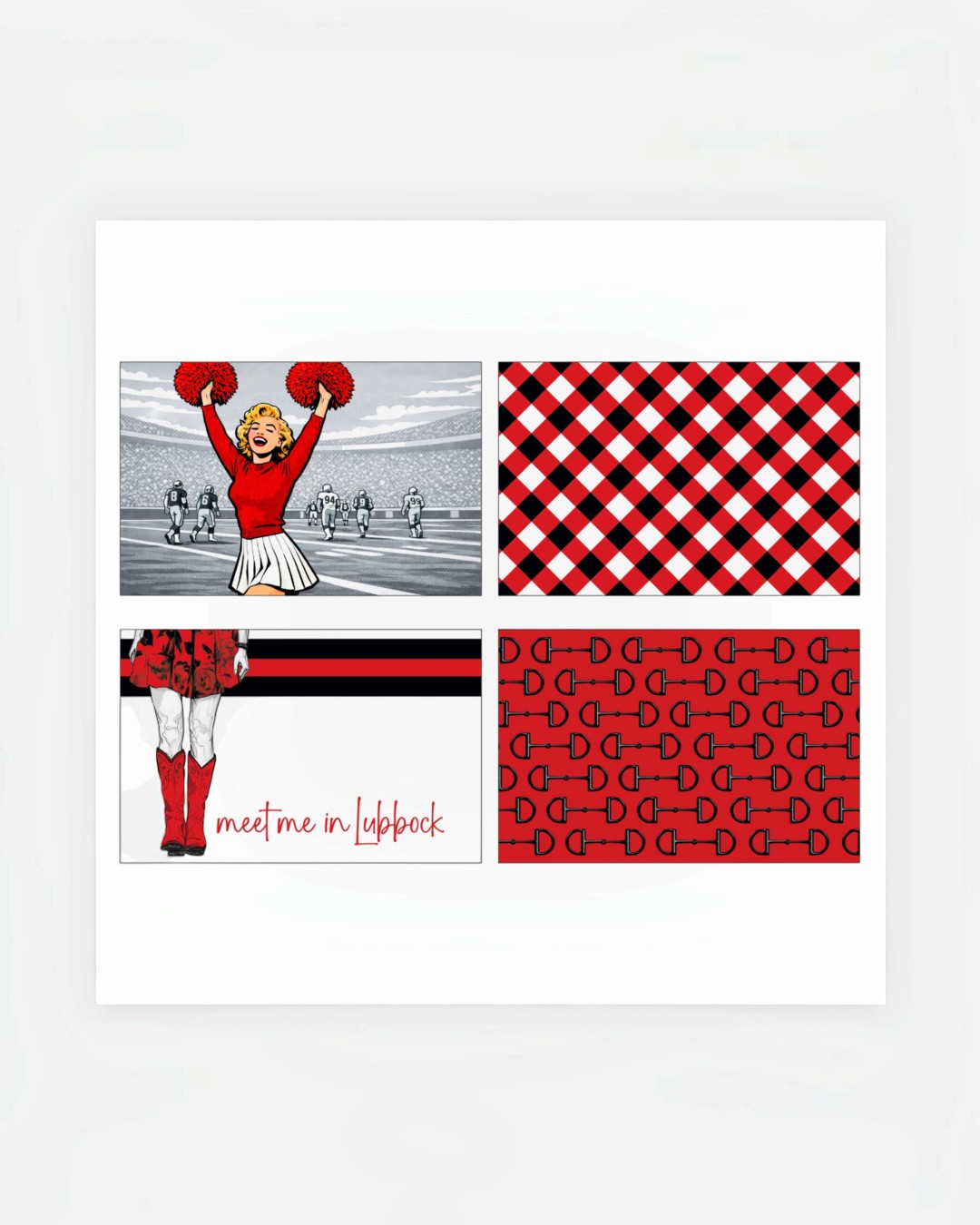 Gameday Luxe Icon Lucite Tray and Artwork