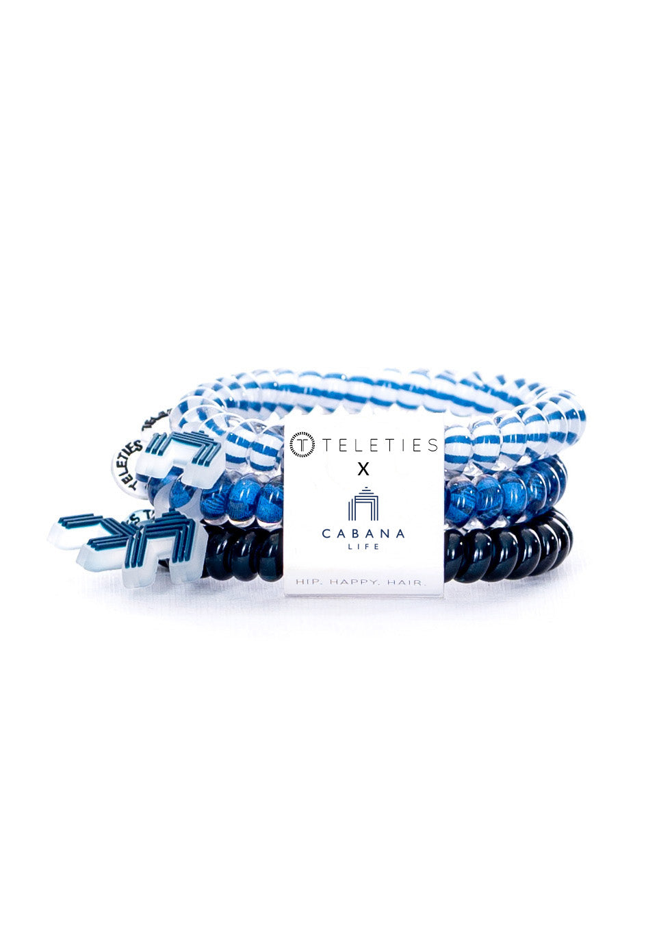 San Sebastian Cabana Life x Teleties Hair Tie 3-Pack