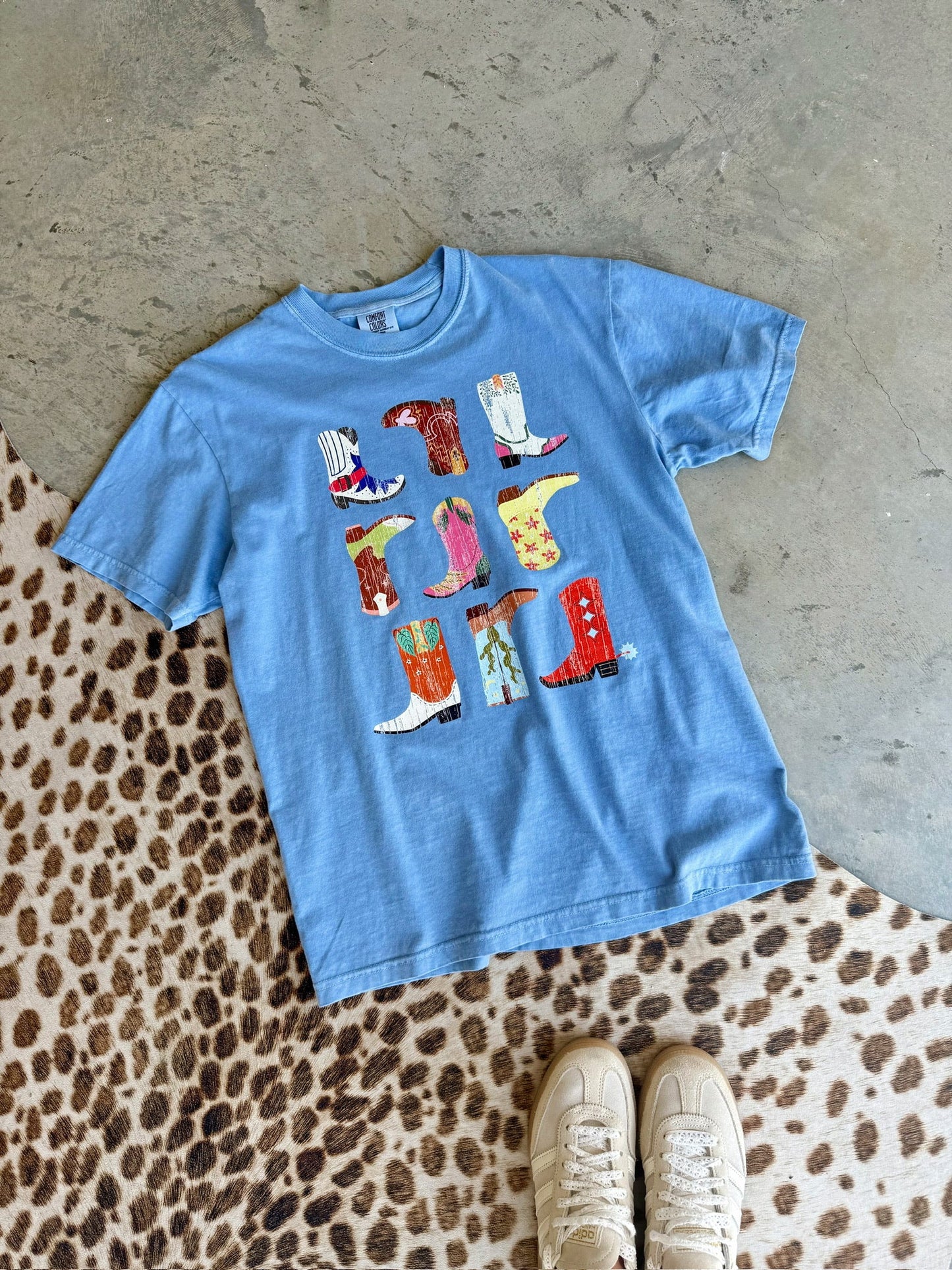 Colorful Boots Tee