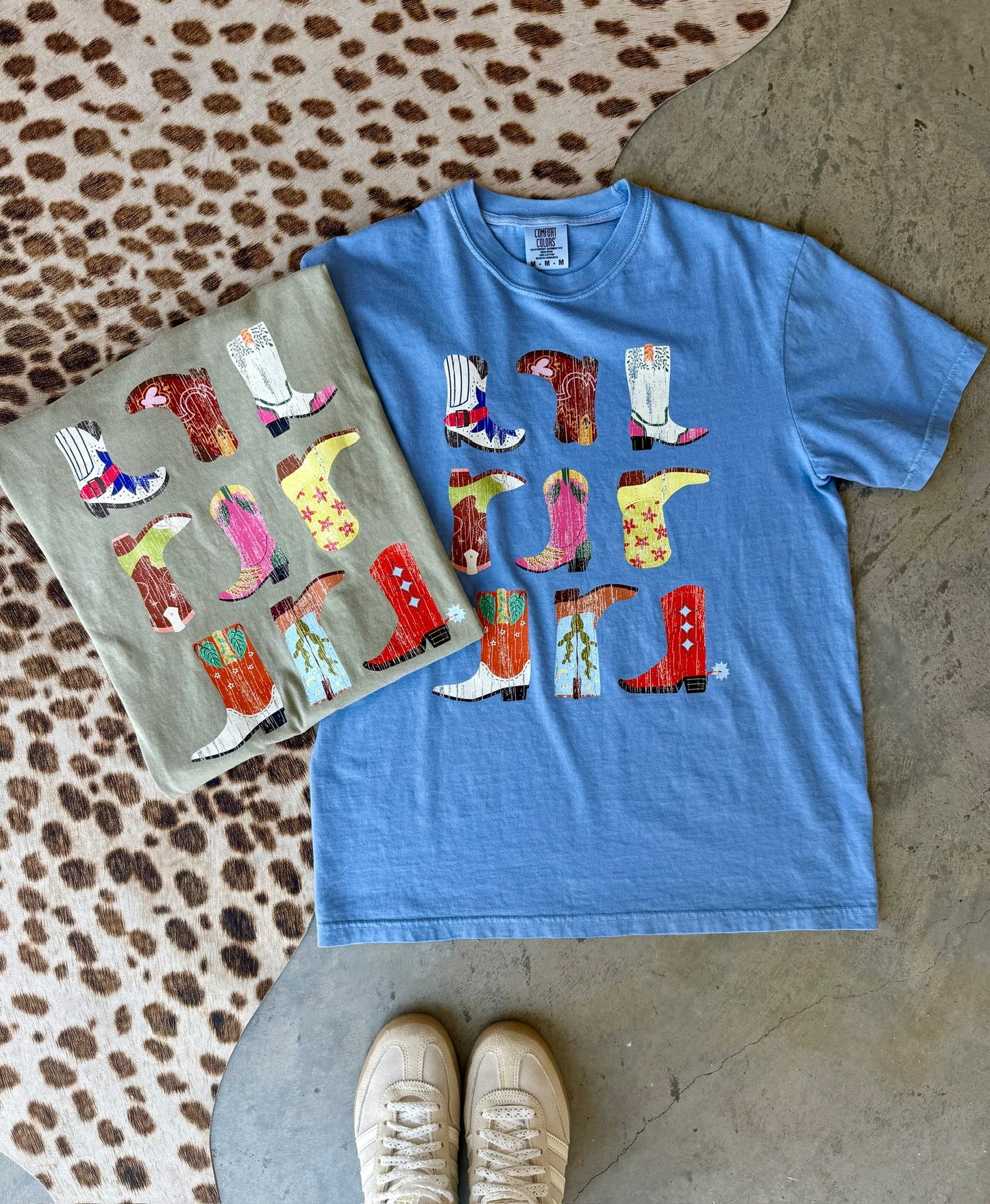 Colorful Boots Tee