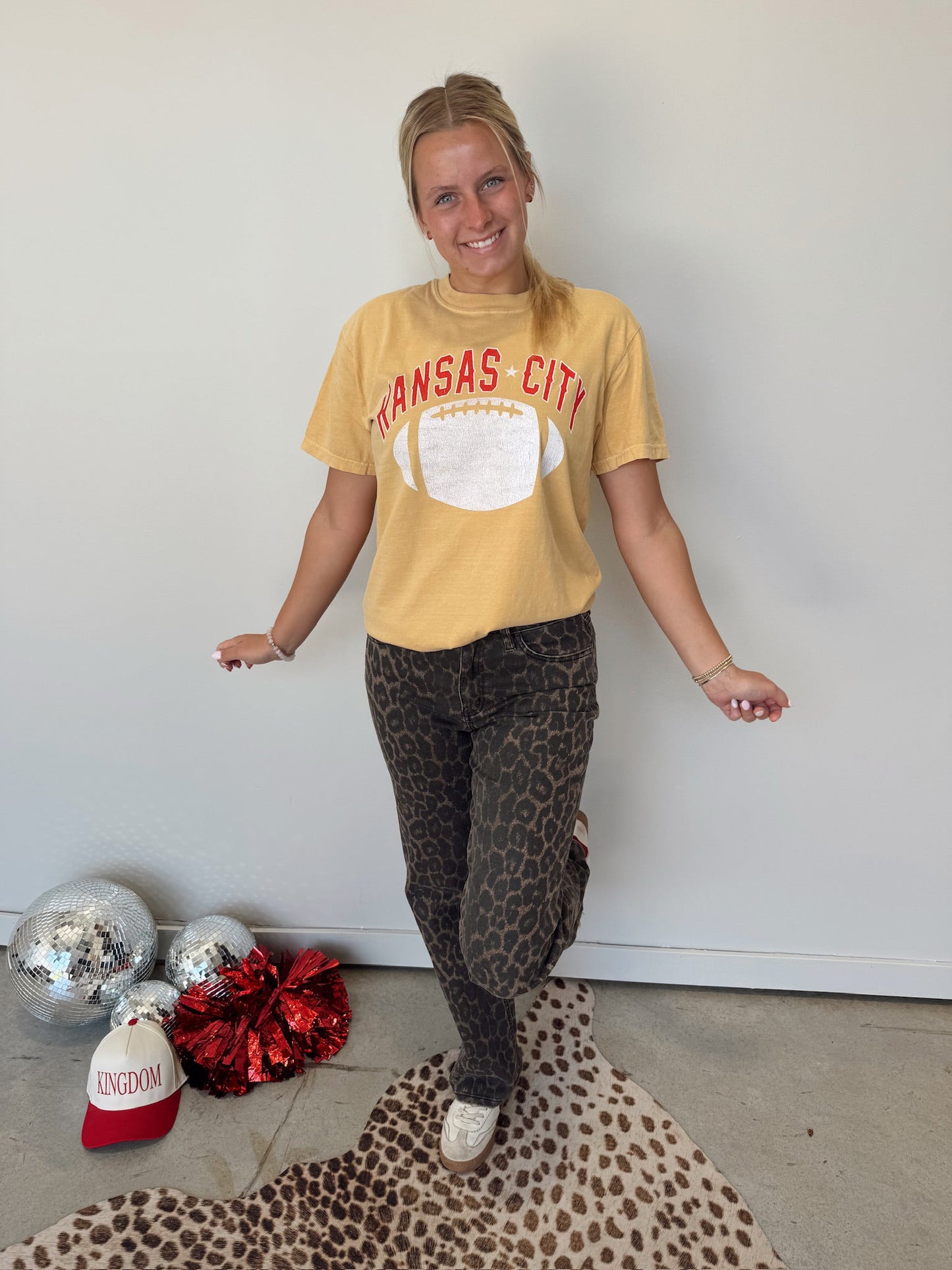 Kansas City Vintage Football Tee