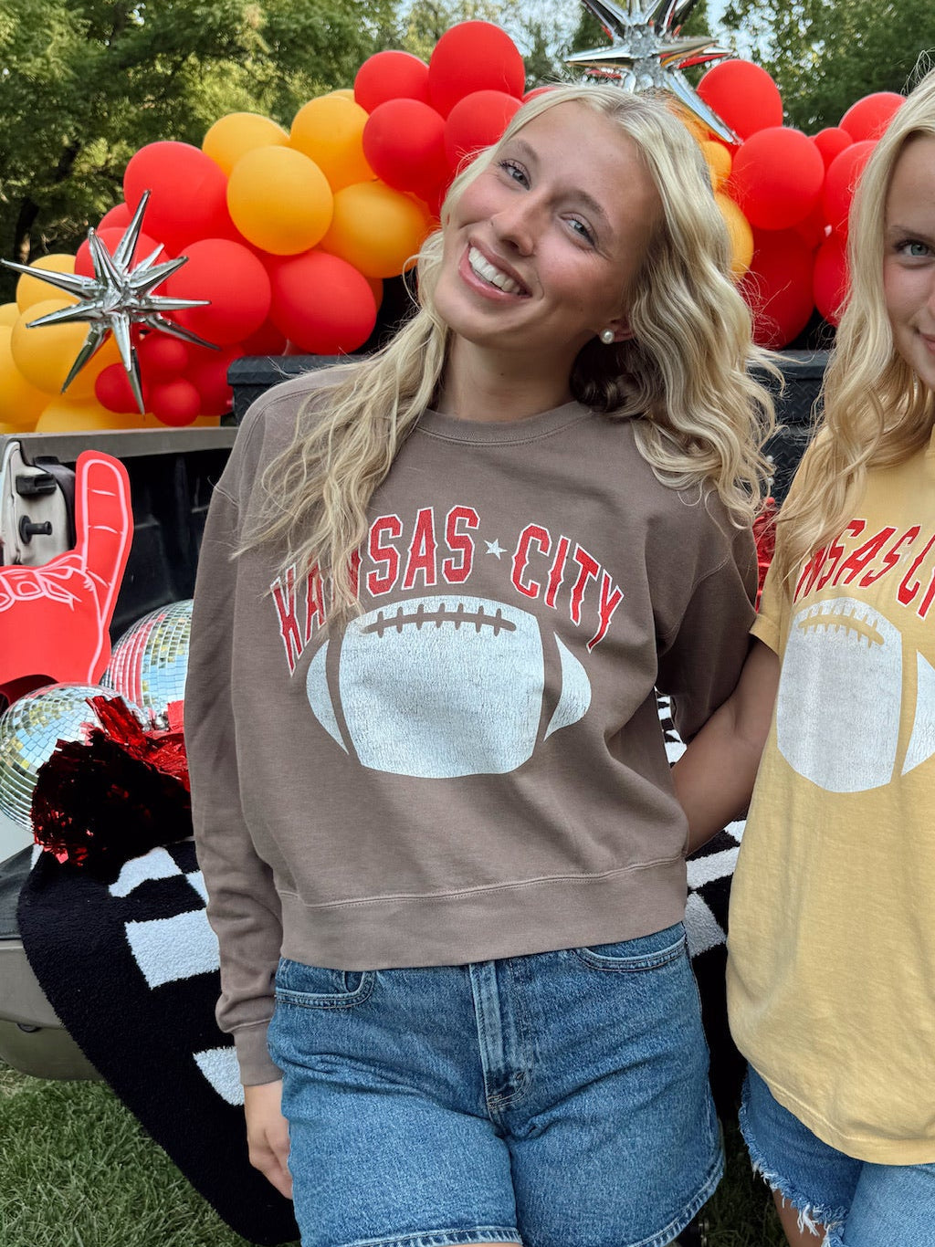 Kansas City Vintage Cropped Crewneck