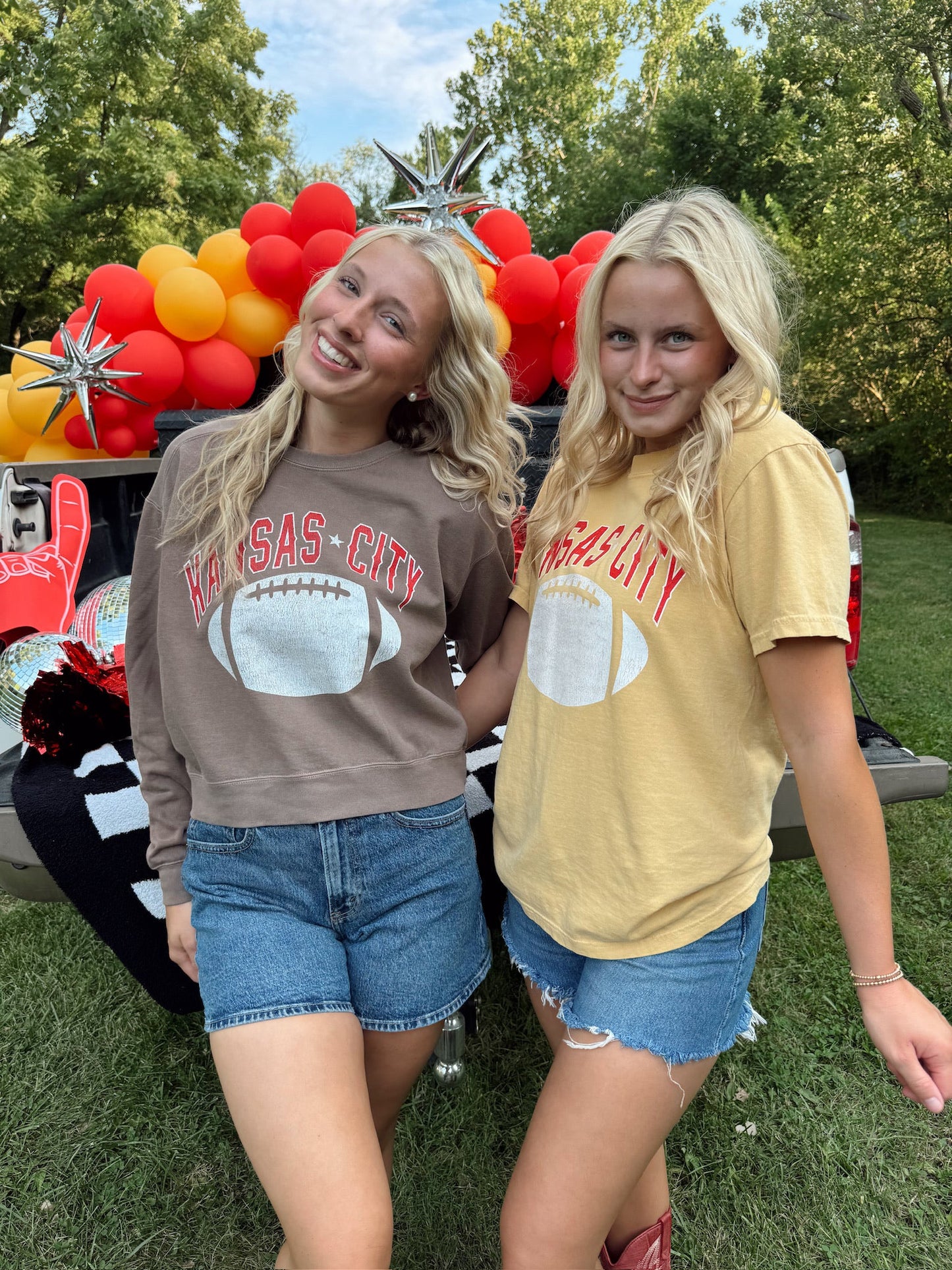 Kansas City Vintage Football Tee