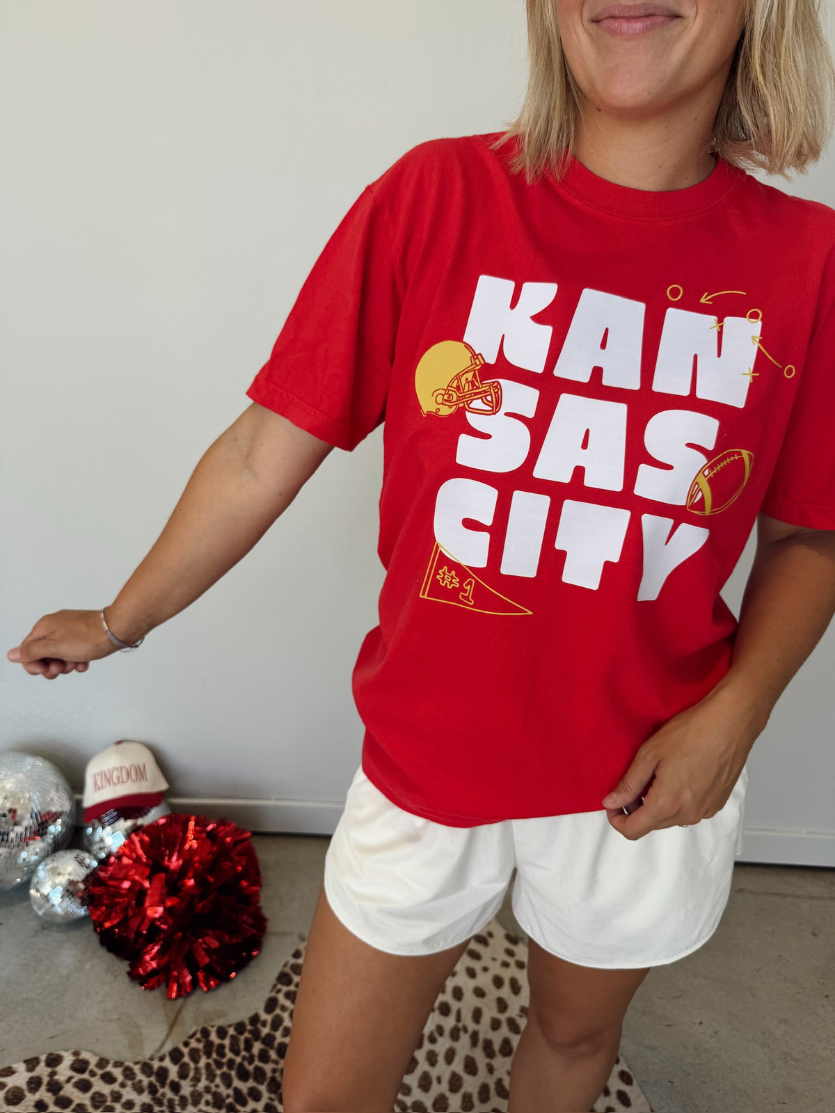 Kansas City Retro Football Tee