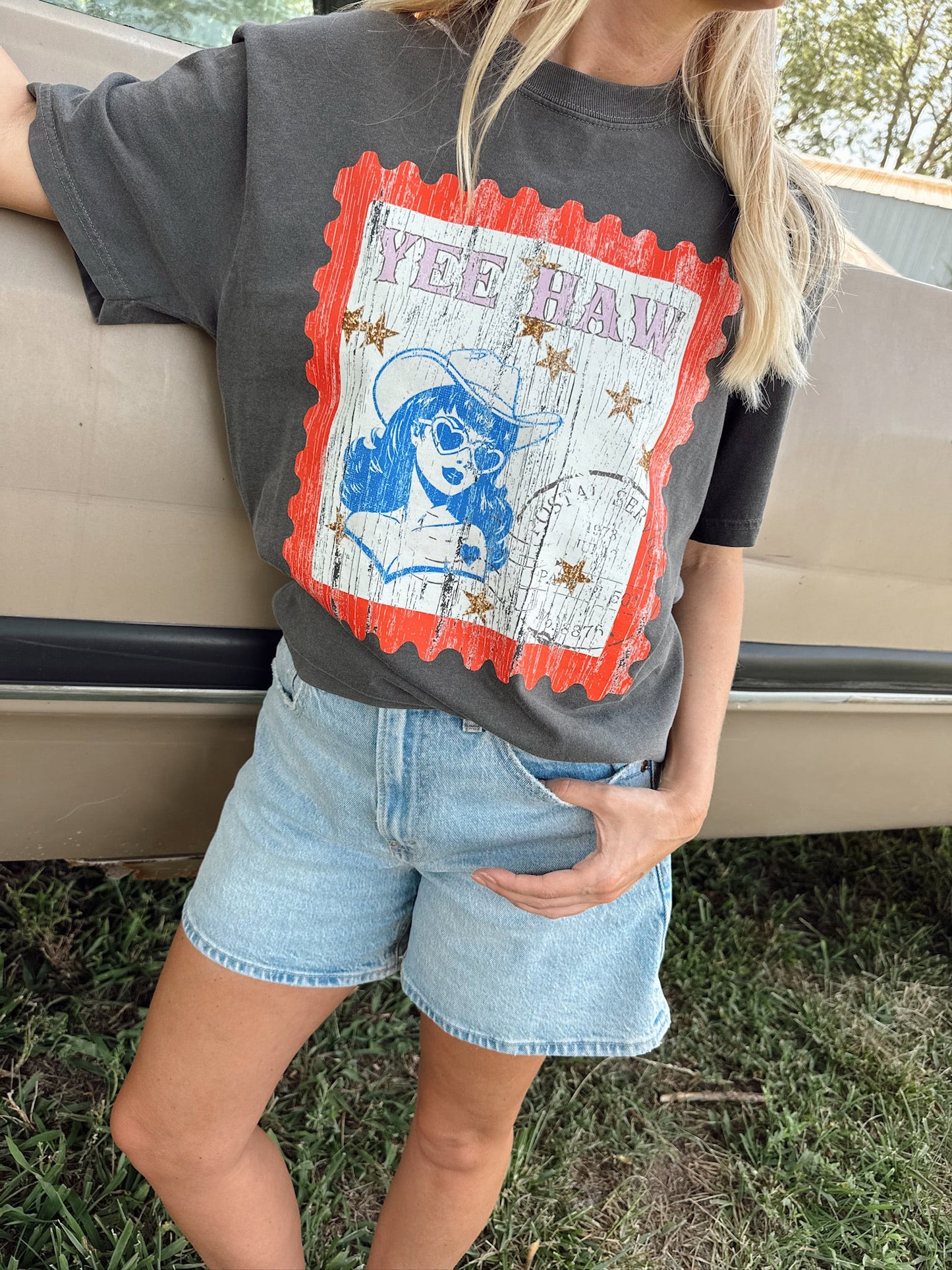Yeehaw Stamp Tee