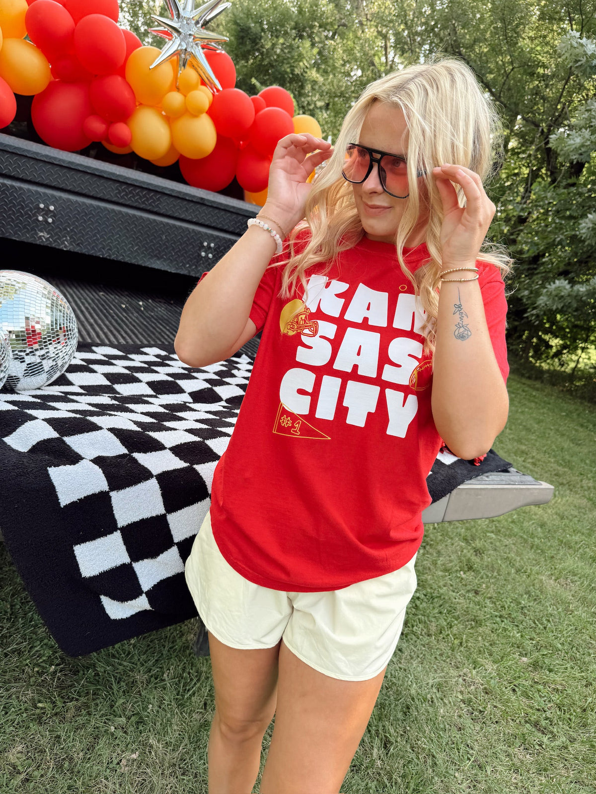 Kansas City Retro Football Tee