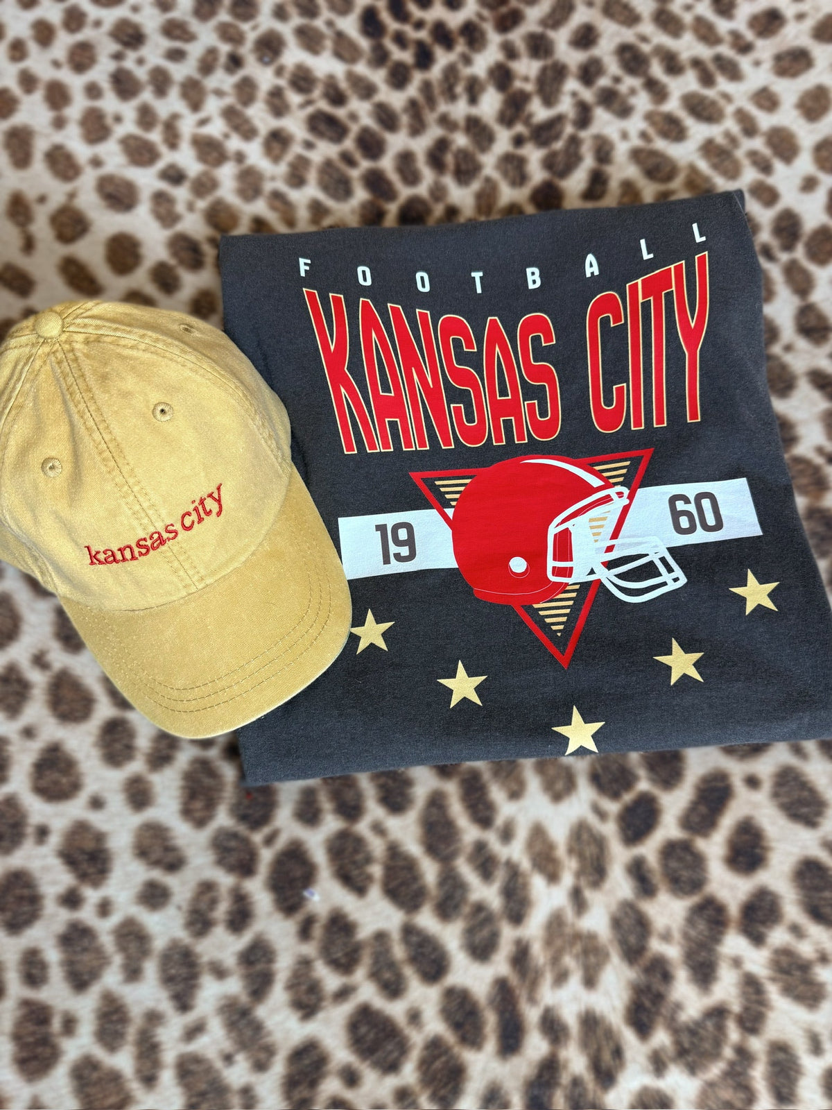 Kansas City Football Helmet Tee