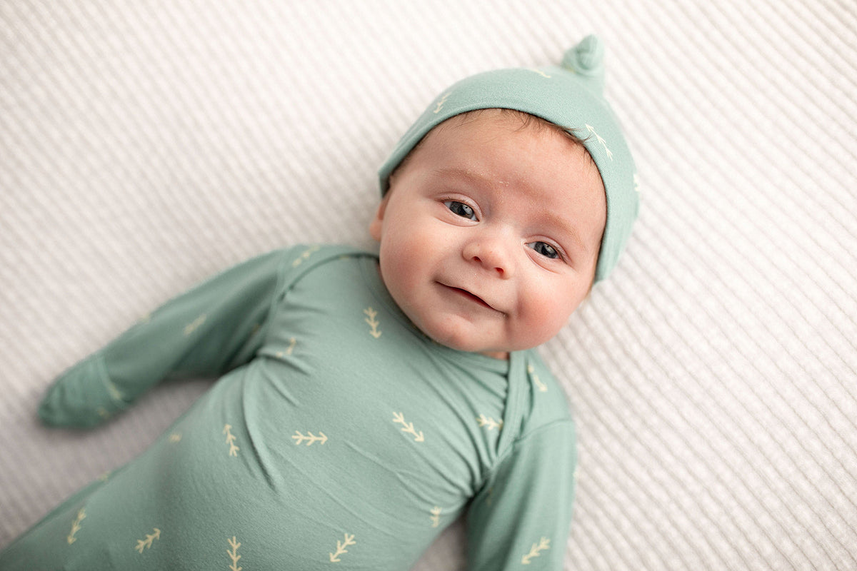 Arrow Knotted Newborn Gown