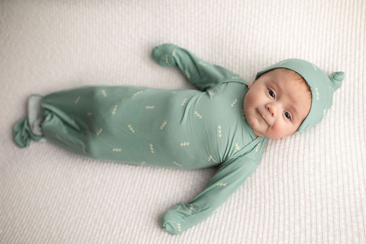 Arrow Knotted Newborn Gown