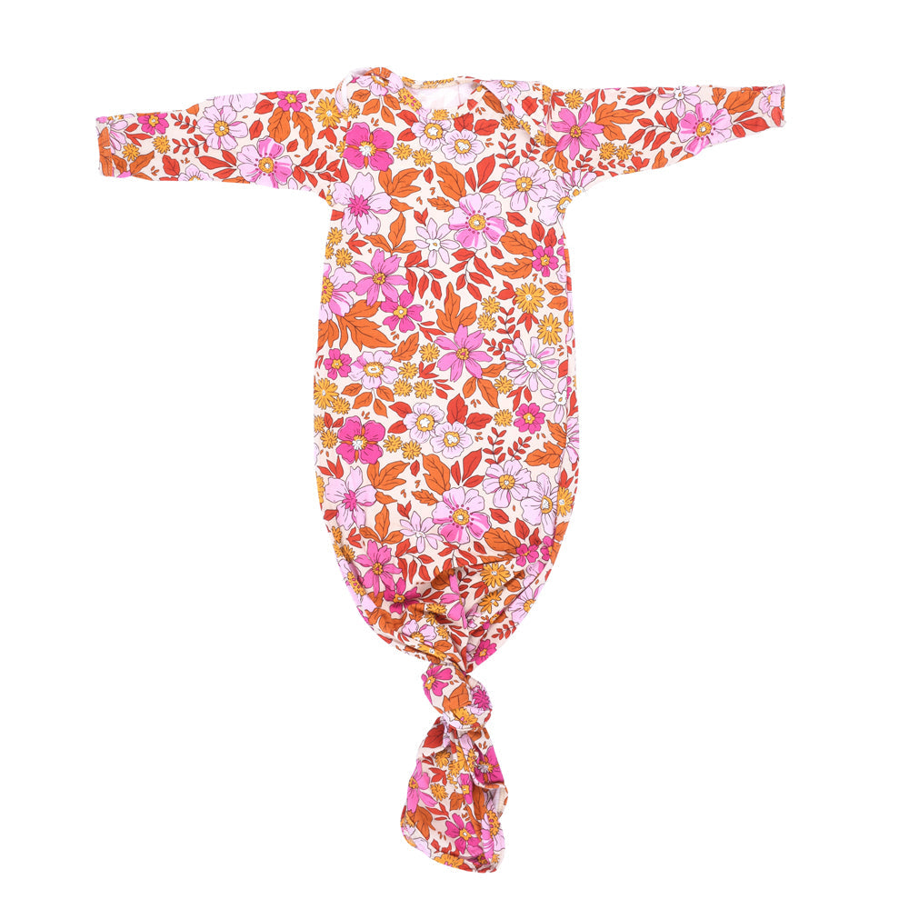 Wild Child Knotted Newborn Baby Gown