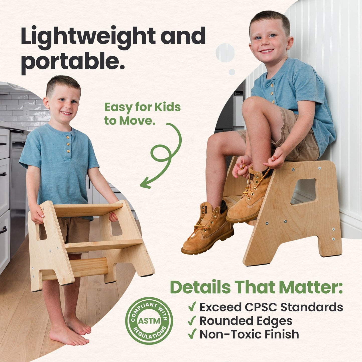 2-Step Stool for Kids