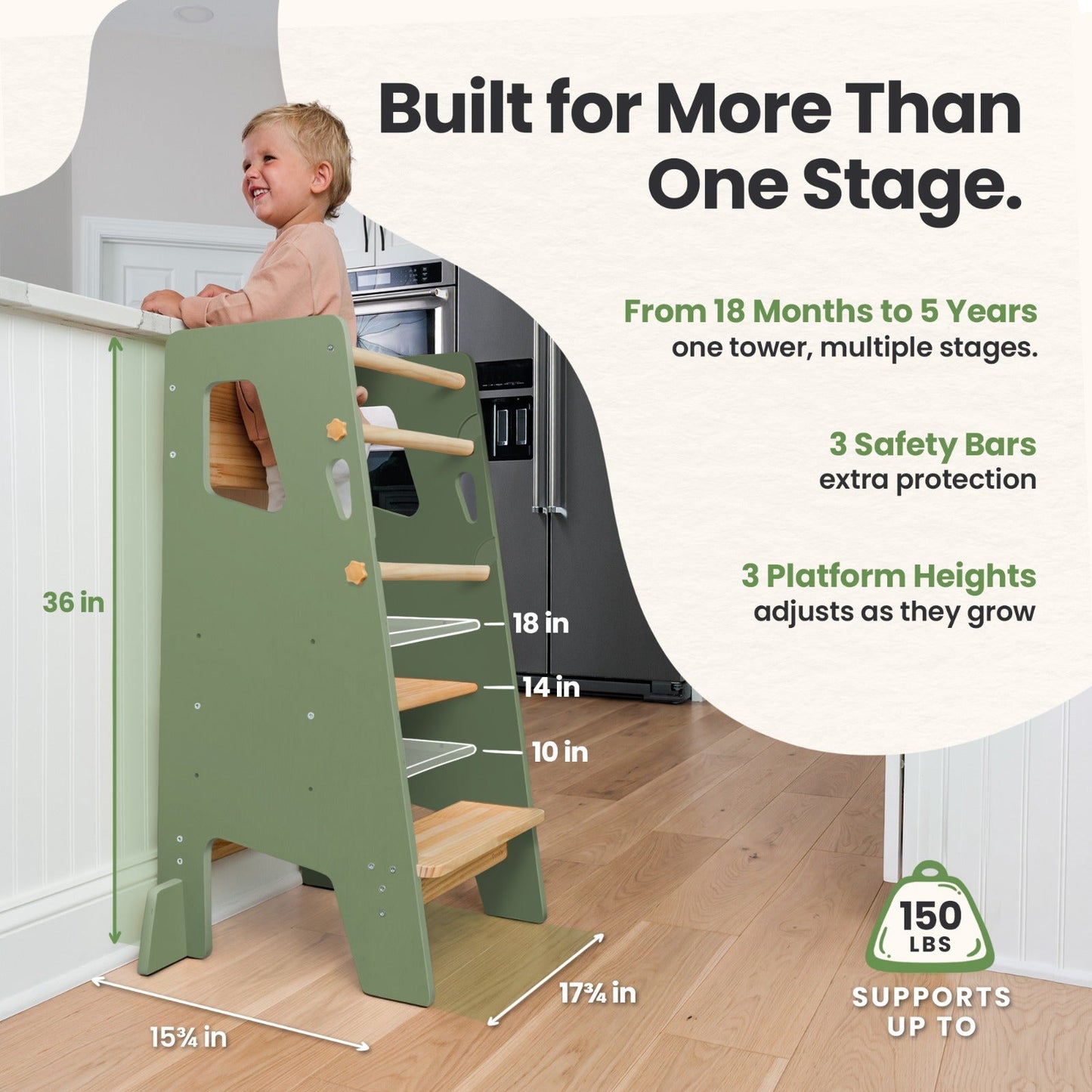 Standing Tower with Bars