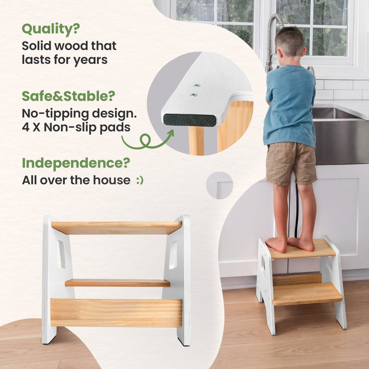 2-Step Stool for Kids