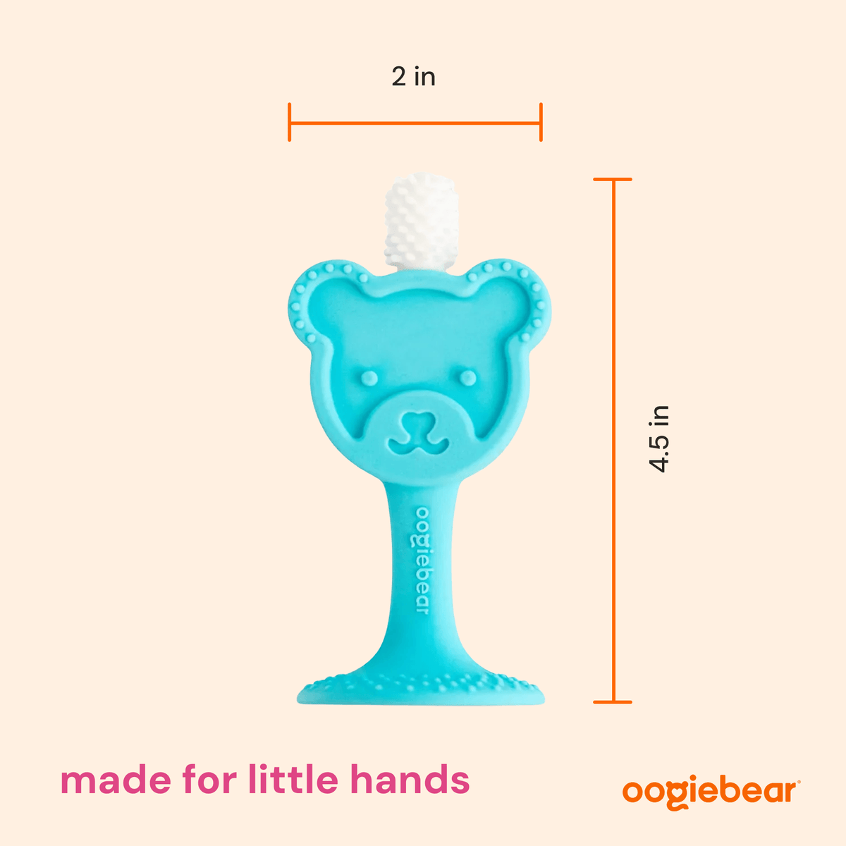 oogiebear 360° toothbrush - infant to toddler training toothbrush